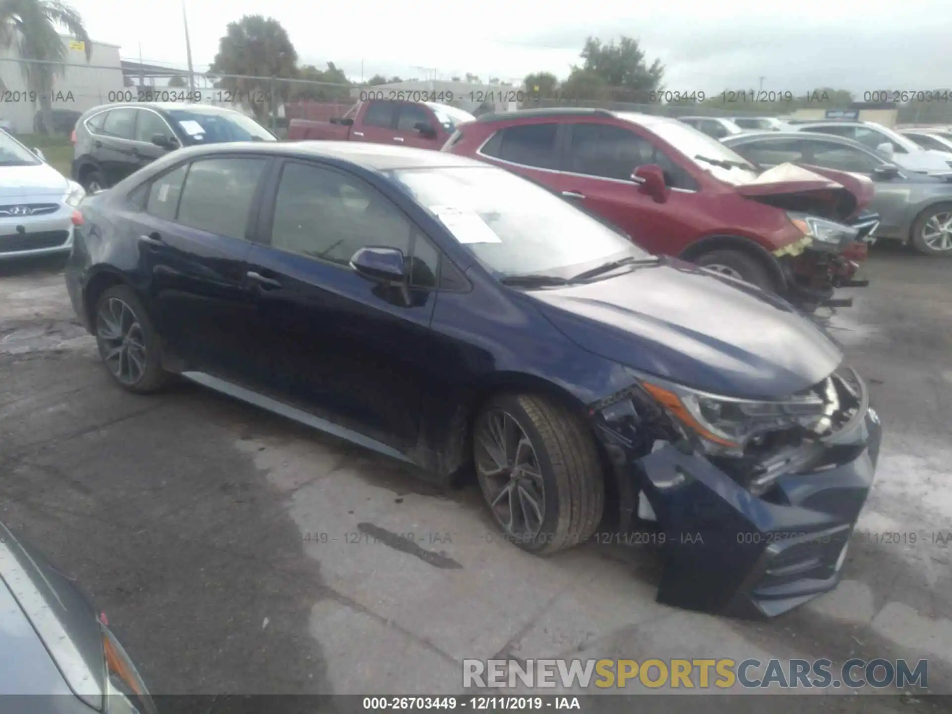 1 Photograph of a damaged car JTDS4RCE4LJ004303 TOYOTA COROLLA 2020