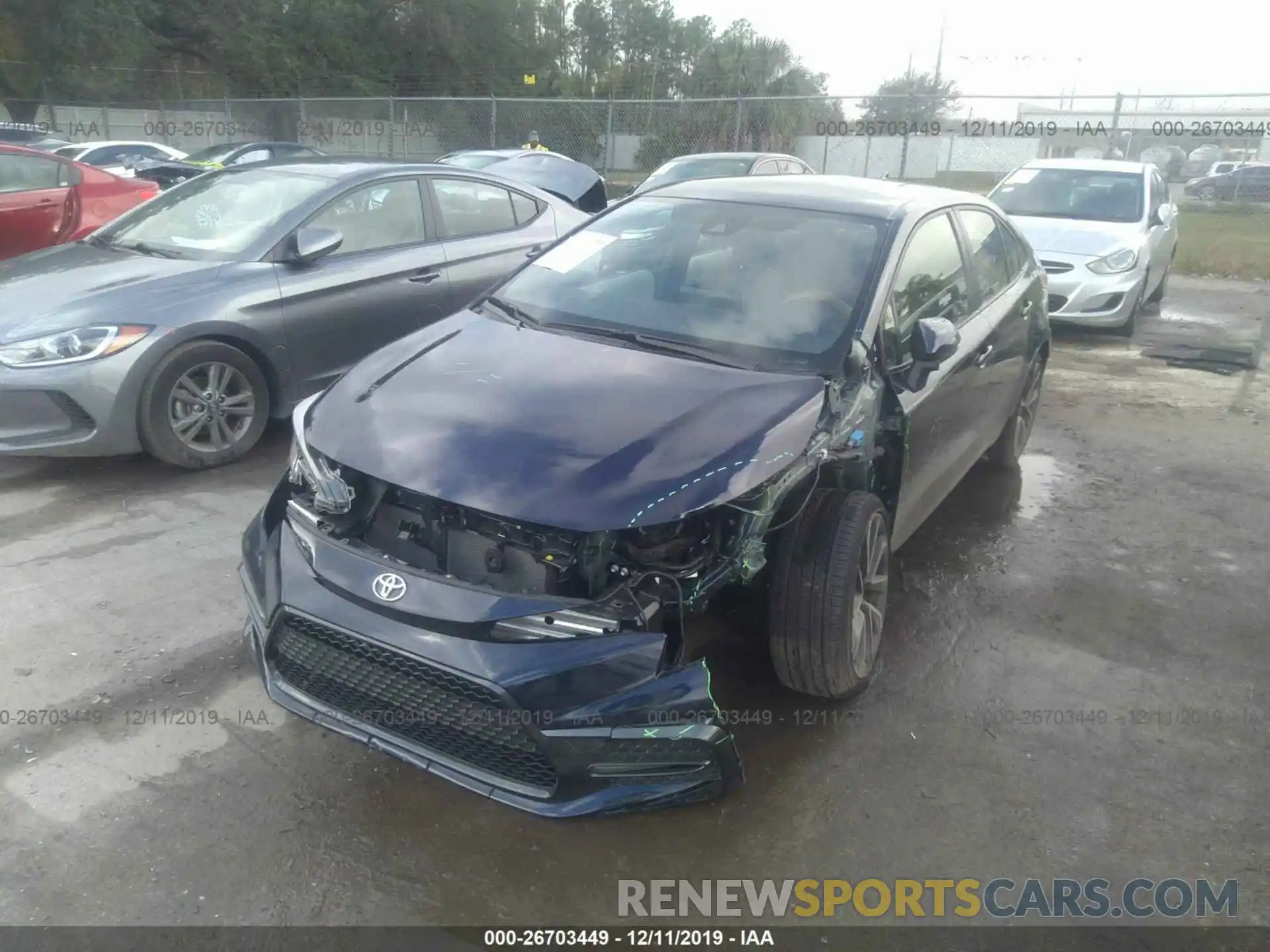 6 Photograph of a damaged car JTDS4RCE4LJ004303 TOYOTA COROLLA 2020