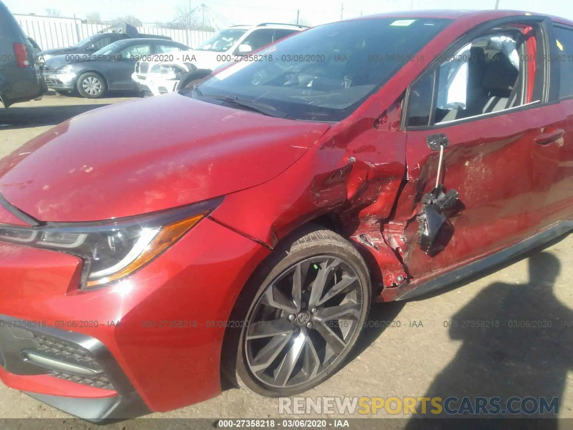 6 Photograph of a damaged car JTDS4RCE4LJ004642 TOYOTA COROLLA 2020