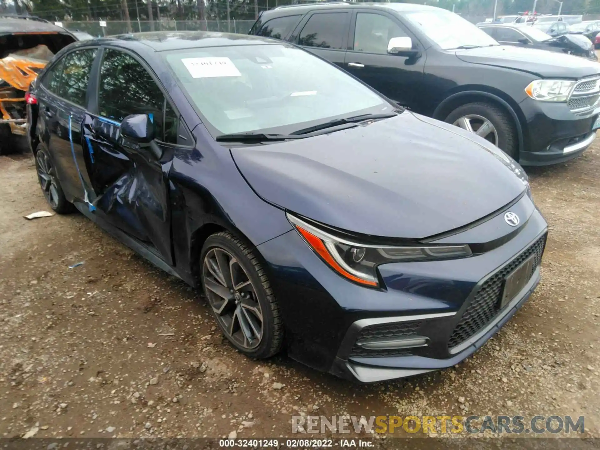 1 Photograph of a damaged car JTDS4RCE4LJ006407 TOYOTA COROLLA 2020