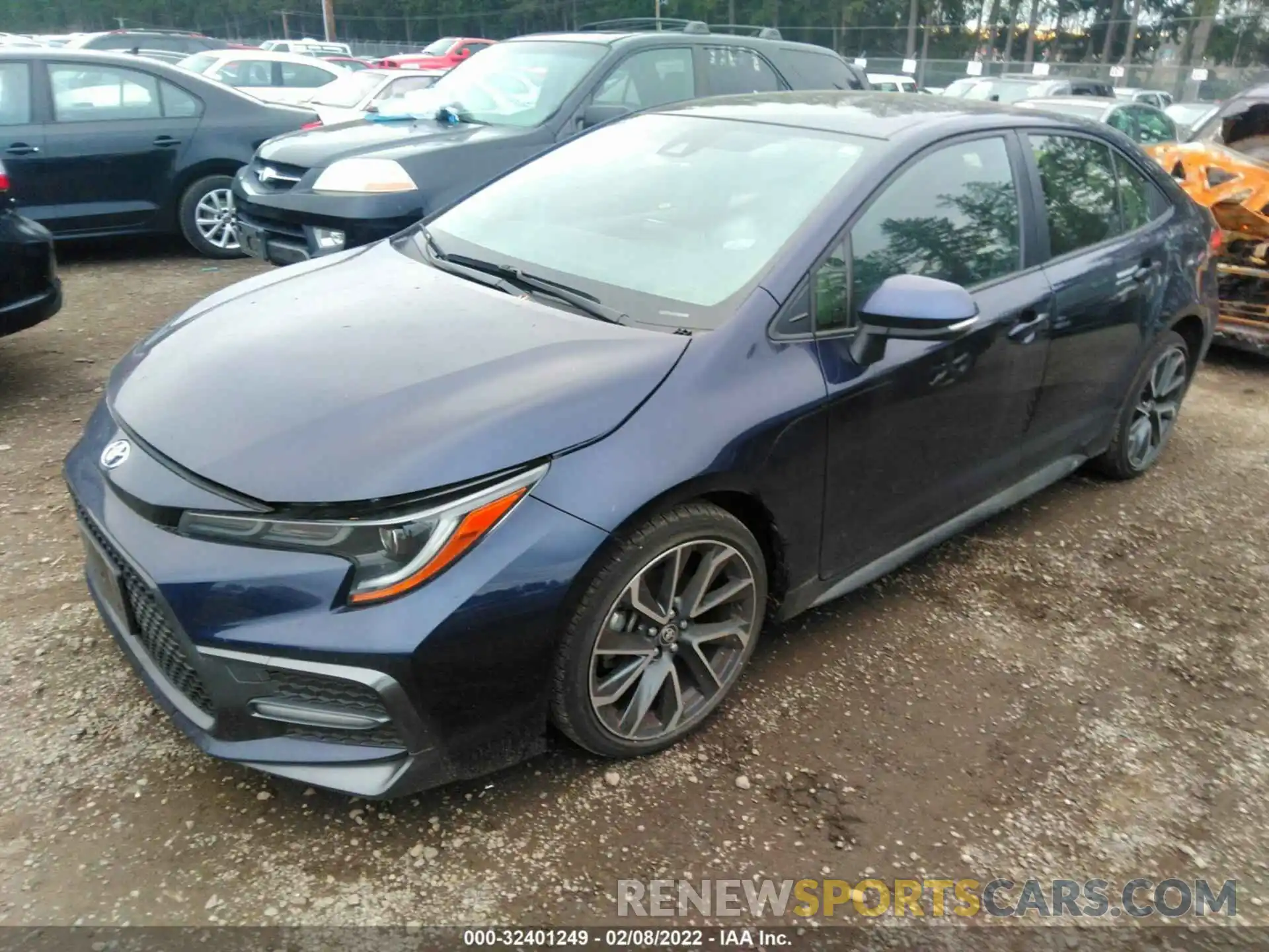 2 Photograph of a damaged car JTDS4RCE4LJ006407 TOYOTA COROLLA 2020