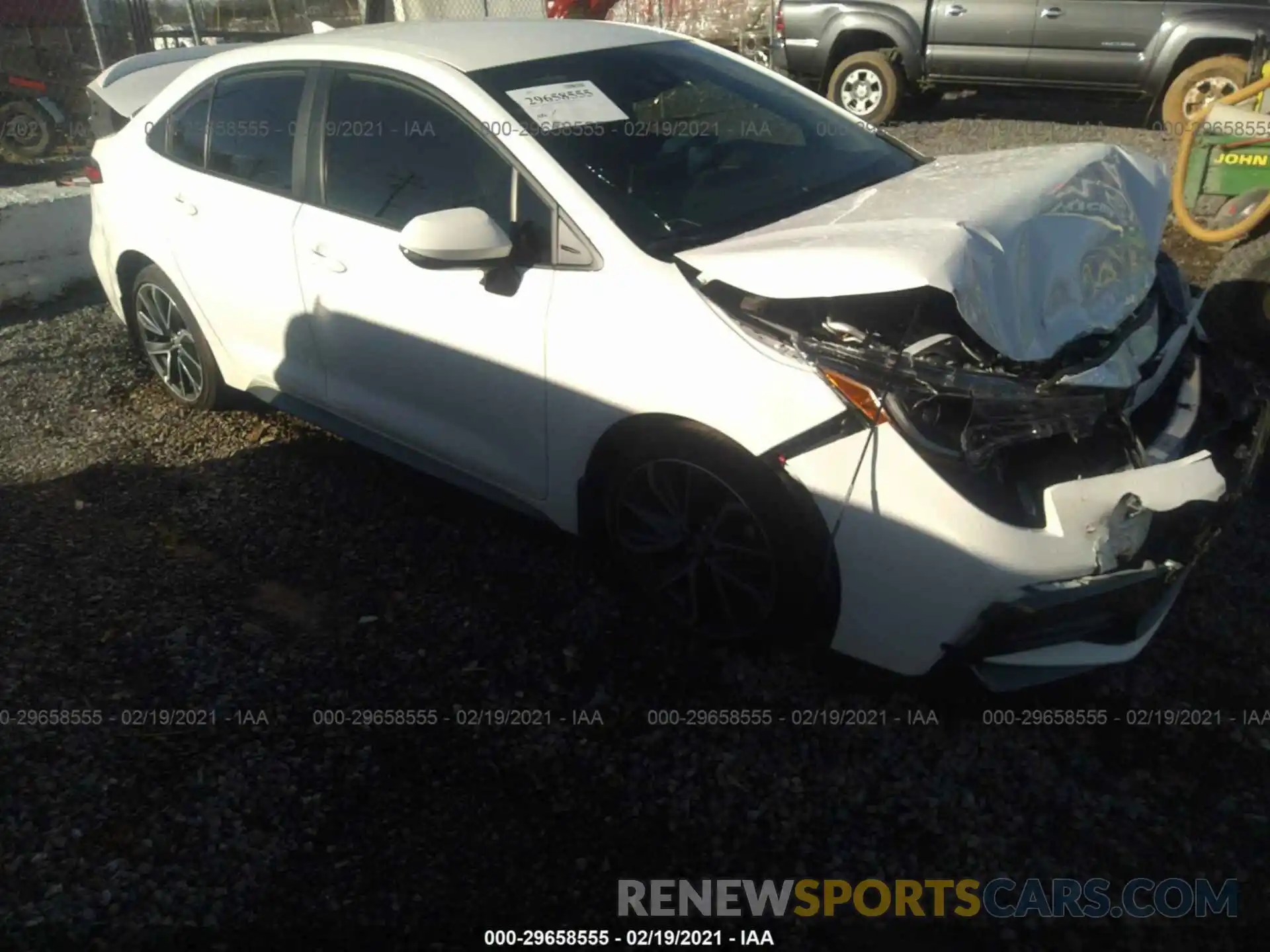 1 Photograph of a damaged car JTDS4RCE4LJ008545 TOYOTA COROLLA 2020