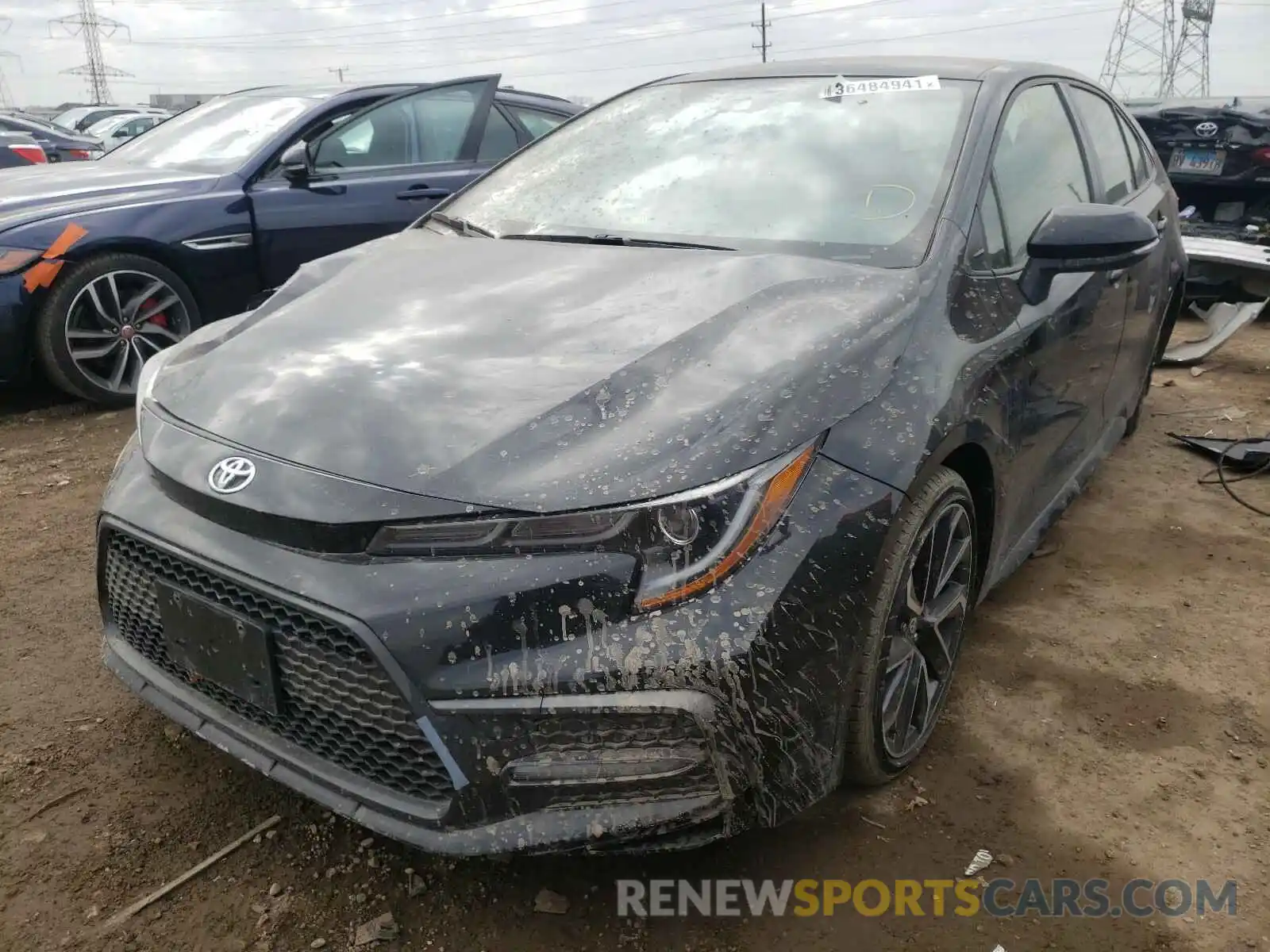 2 Photograph of a damaged car JTDS4RCE4LJ008884 TOYOTA COROLLA 2020