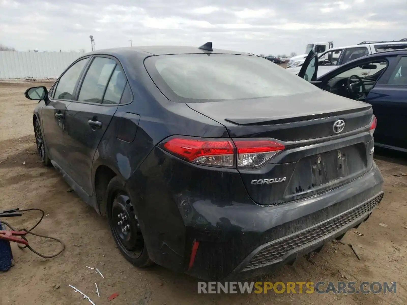 3 Photograph of a damaged car JTDS4RCE4LJ008884 TOYOTA COROLLA 2020