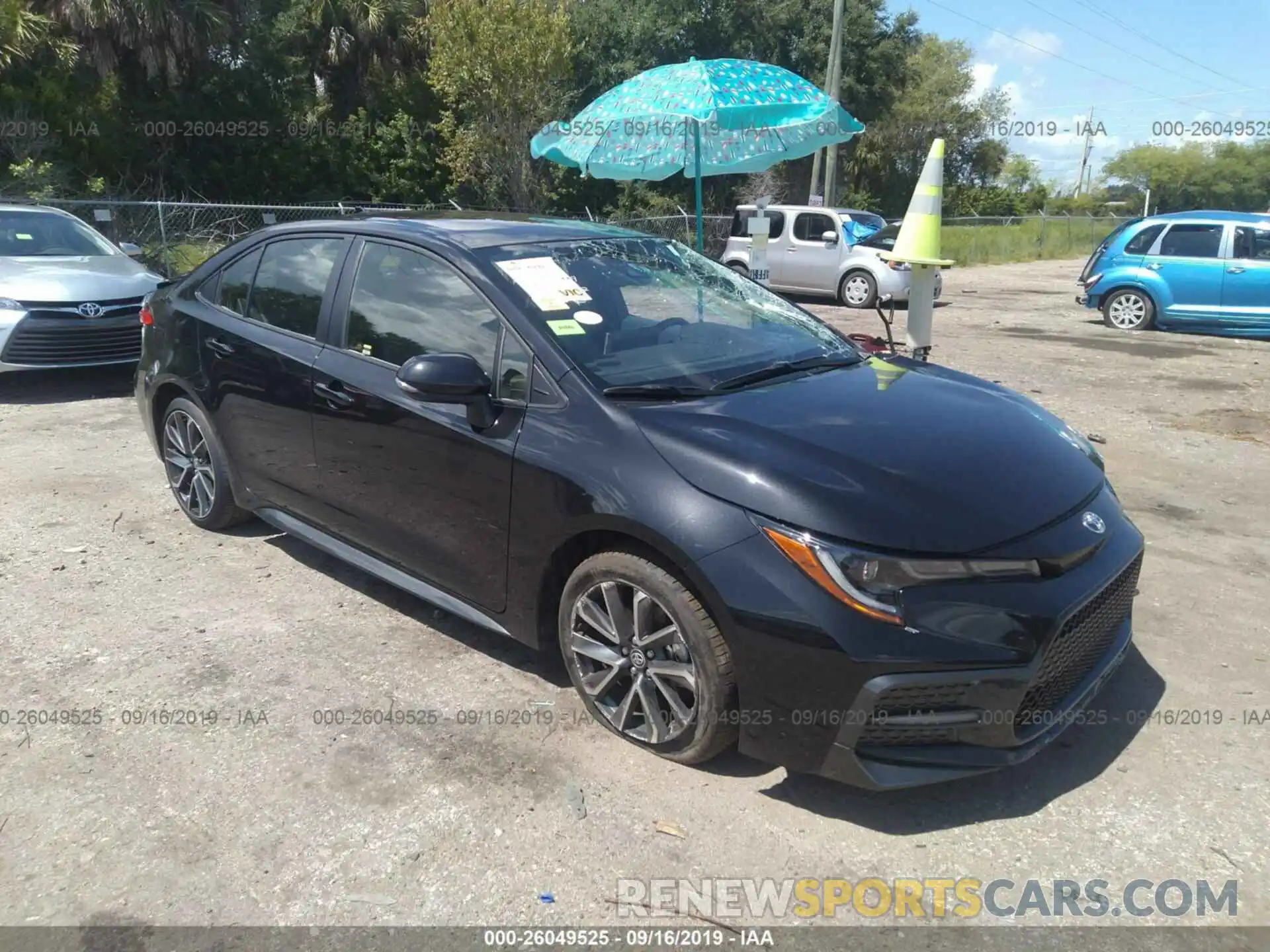 1 Photograph of a damaged car JTDS4RCE4LJ010568 TOYOTA COROLLA 2020