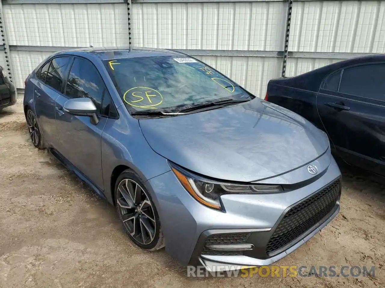 1 Photograph of a damaged car JTDS4RCE4LJ011638 TOYOTA COROLLA 2020