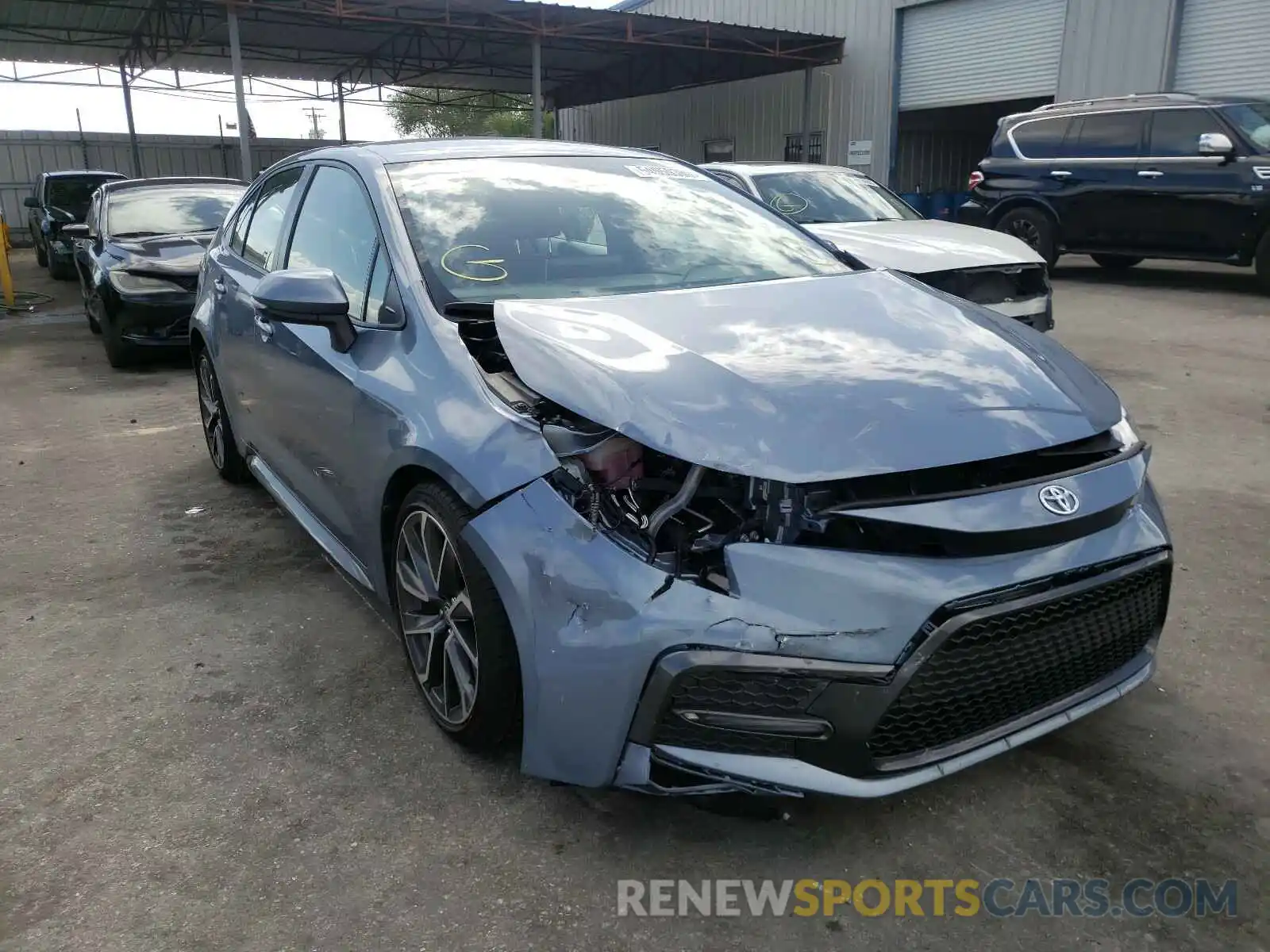 1 Photograph of a damaged car JTDS4RCE4LJ011767 TOYOTA COROLLA 2020