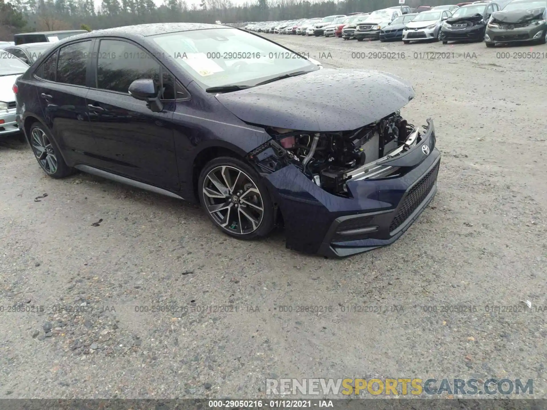 1 Photograph of a damaged car JTDS4RCE4LJ011932 TOYOTA COROLLA 2020