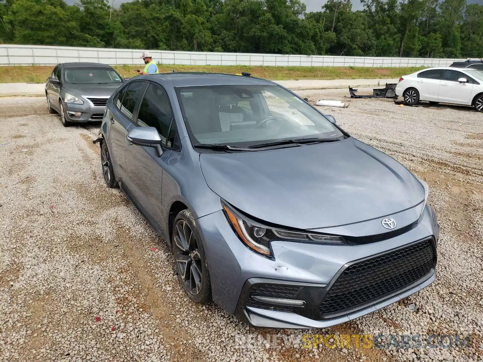 1 Photograph of a damaged car JTDS4RCE4LJ012109 TOYOTA COROLLA 2020