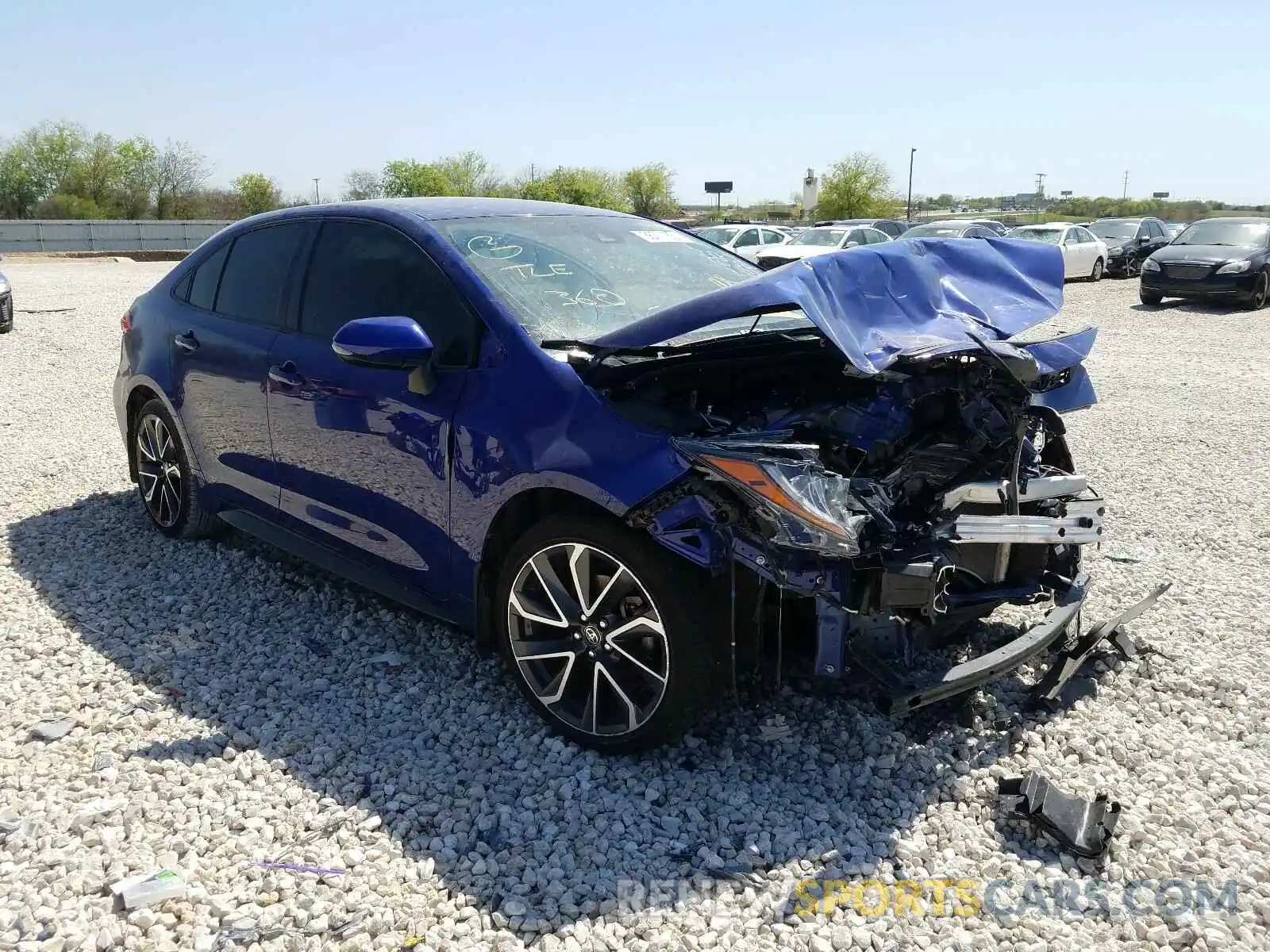 1 Photograph of a damaged car JTDS4RCE4LJ012112 TOYOTA COROLLA 2020