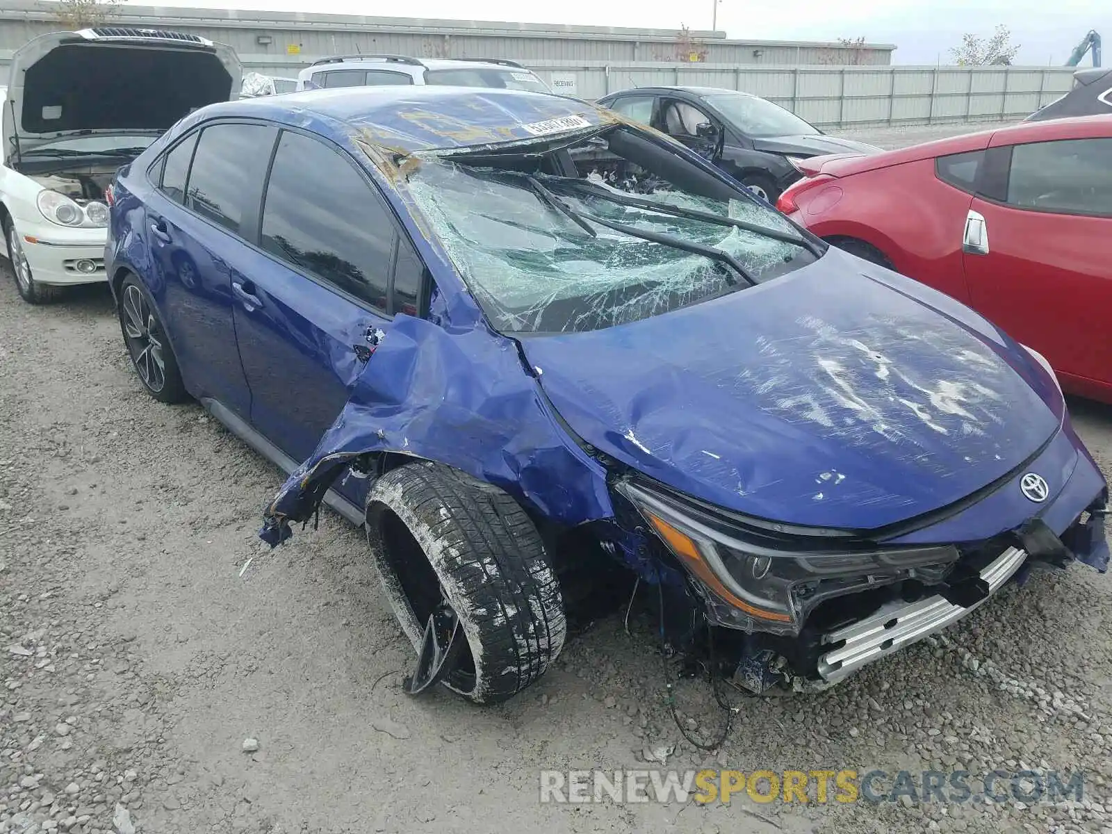 1 Photograph of a damaged car JTDS4RCE4LJ012644 TOYOTA COROLLA 2020