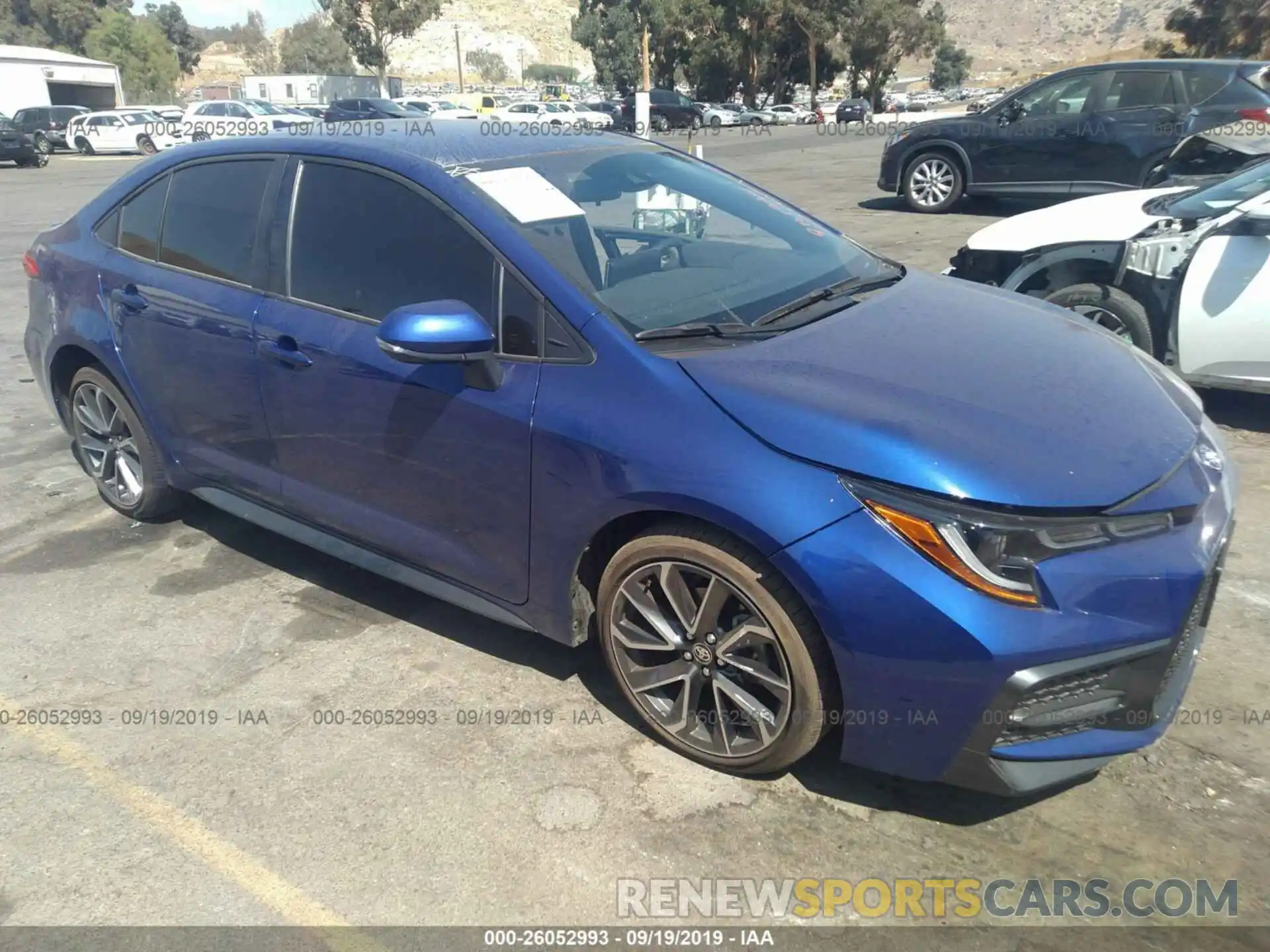 1 Photograph of a damaged car JTDS4RCE4LJ012725 TOYOTA COROLLA 2020