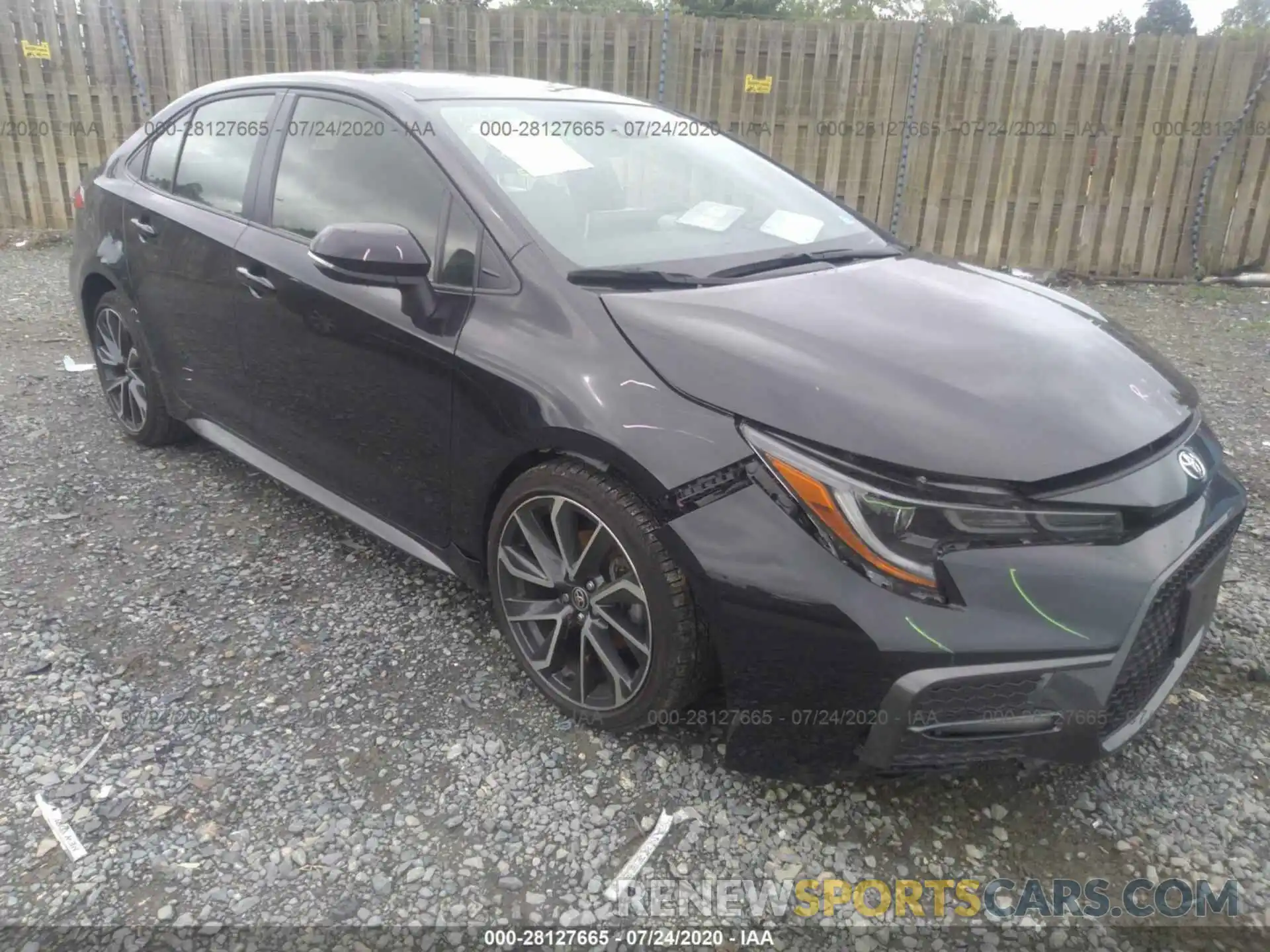 1 Photograph of a damaged car JTDS4RCE4LJ013261 TOYOTA COROLLA 2020