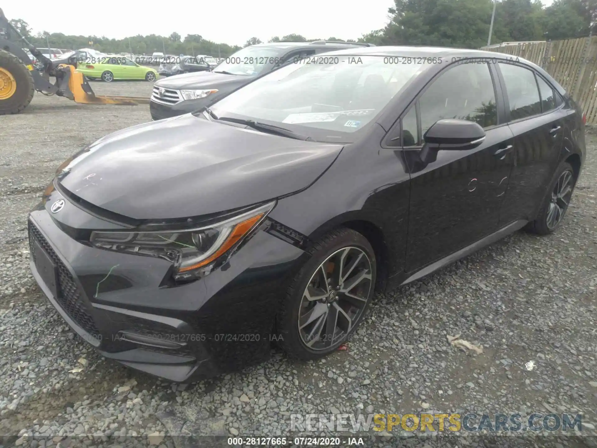 2 Photograph of a damaged car JTDS4RCE4LJ013261 TOYOTA COROLLA 2020