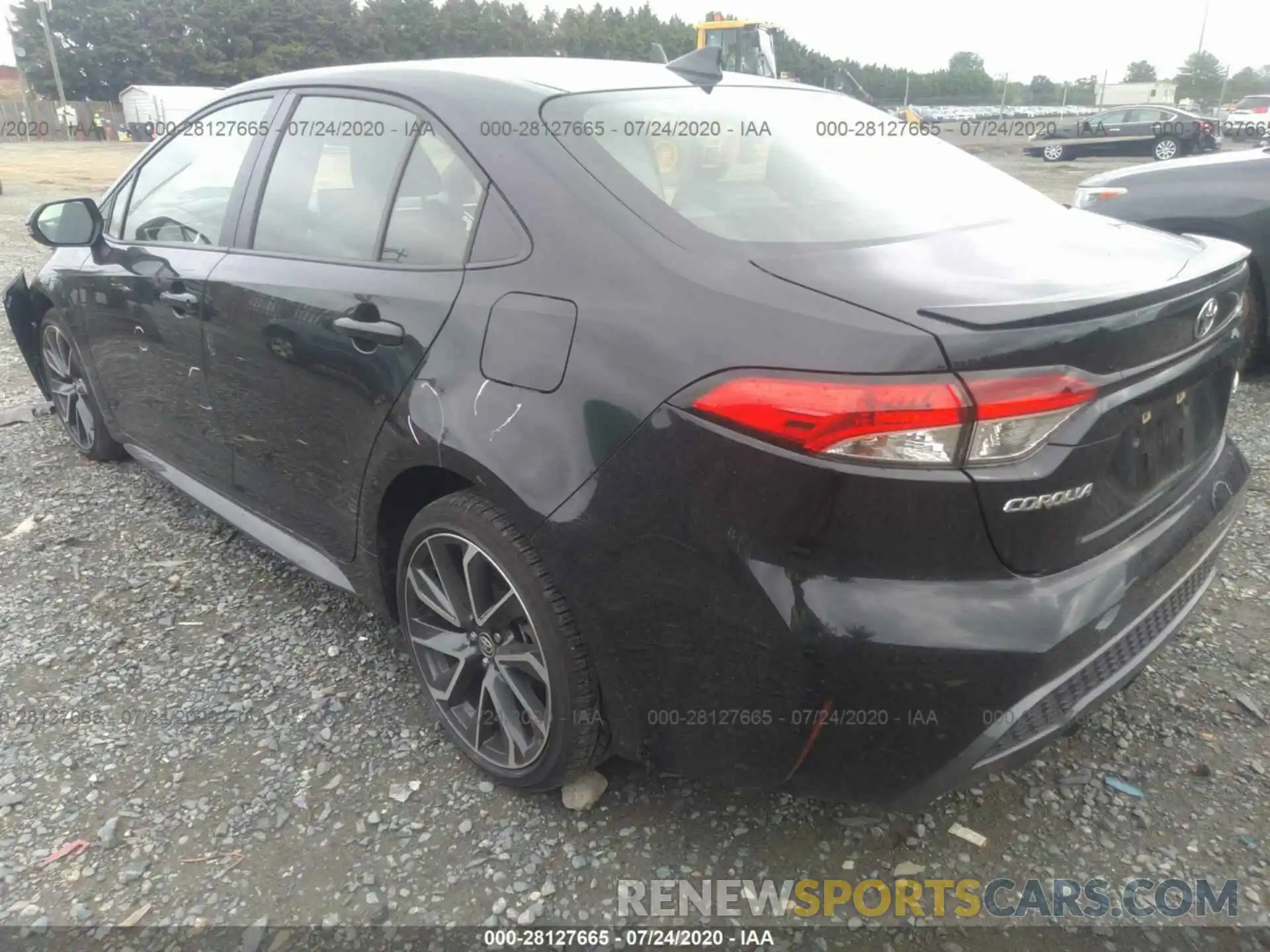 3 Photograph of a damaged car JTDS4RCE4LJ013261 TOYOTA COROLLA 2020