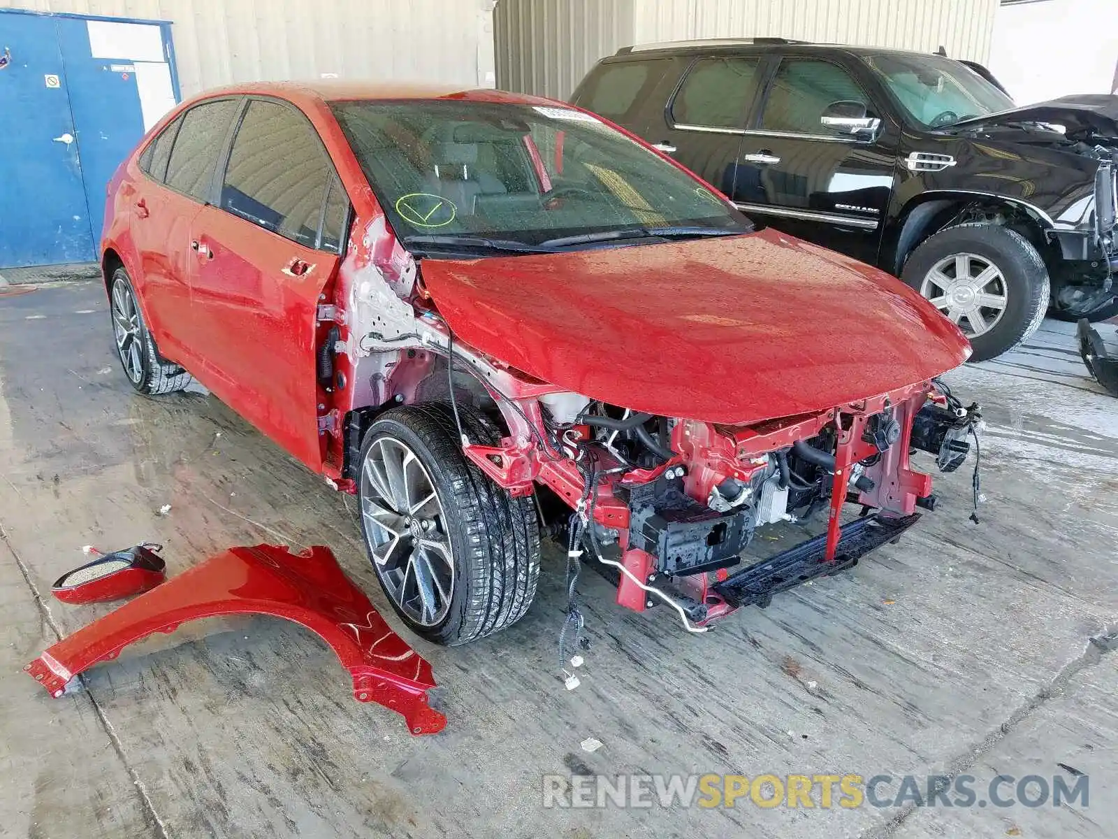 1 Photograph of a damaged car JTDS4RCE4LJ013342 TOYOTA COROLLA 2020