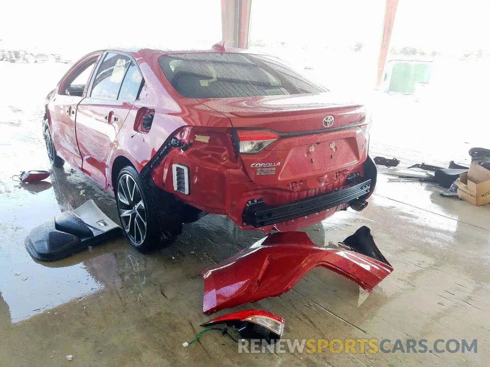 3 Photograph of a damaged car JTDS4RCE4LJ013342 TOYOTA COROLLA 2020