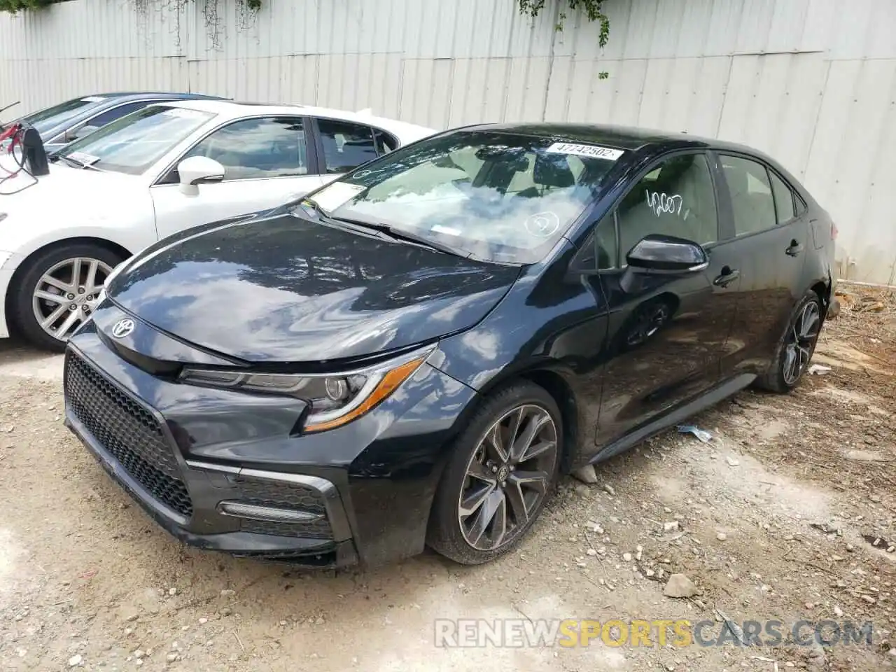 2 Photograph of a damaged car JTDS4RCE4LJ014796 TOYOTA COROLLA 2020