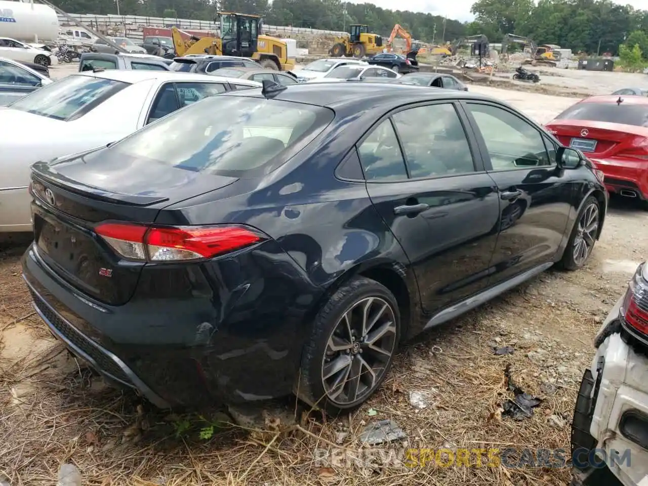 4 Photograph of a damaged car JTDS4RCE4LJ014796 TOYOTA COROLLA 2020