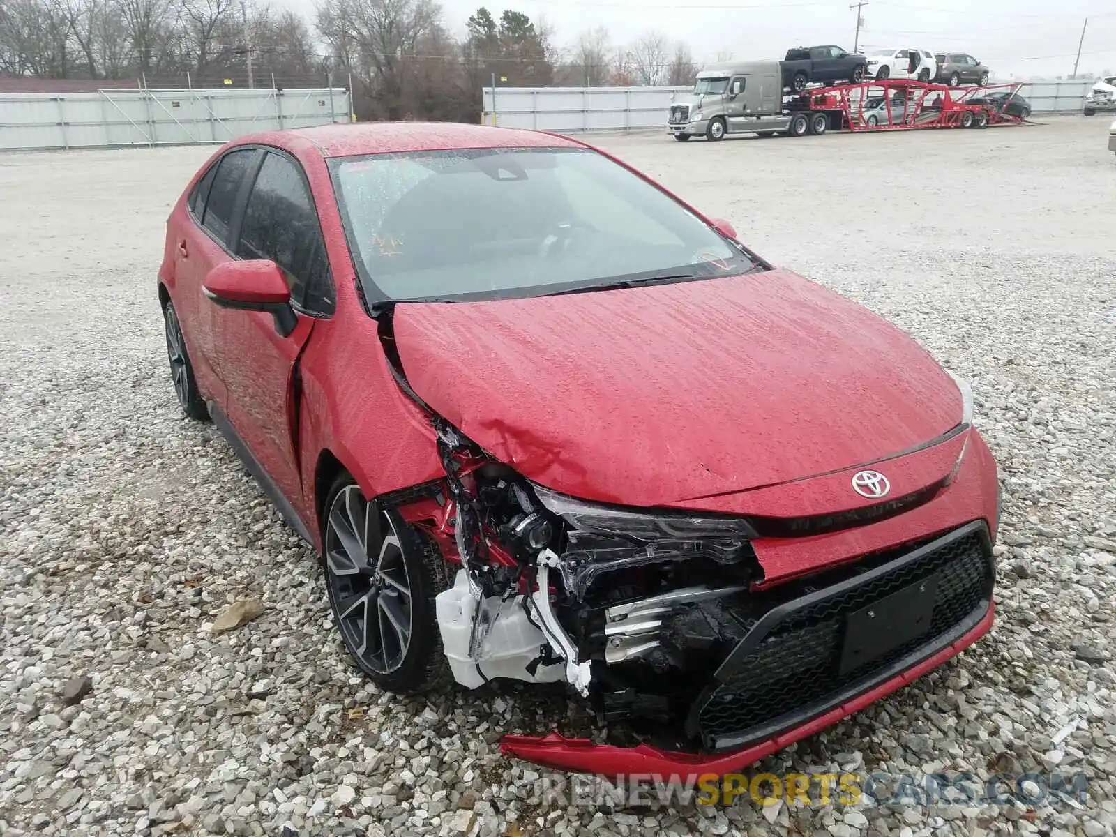 1 Photograph of a damaged car JTDS4RCE4LJ015222 TOYOTA COROLLA 2020