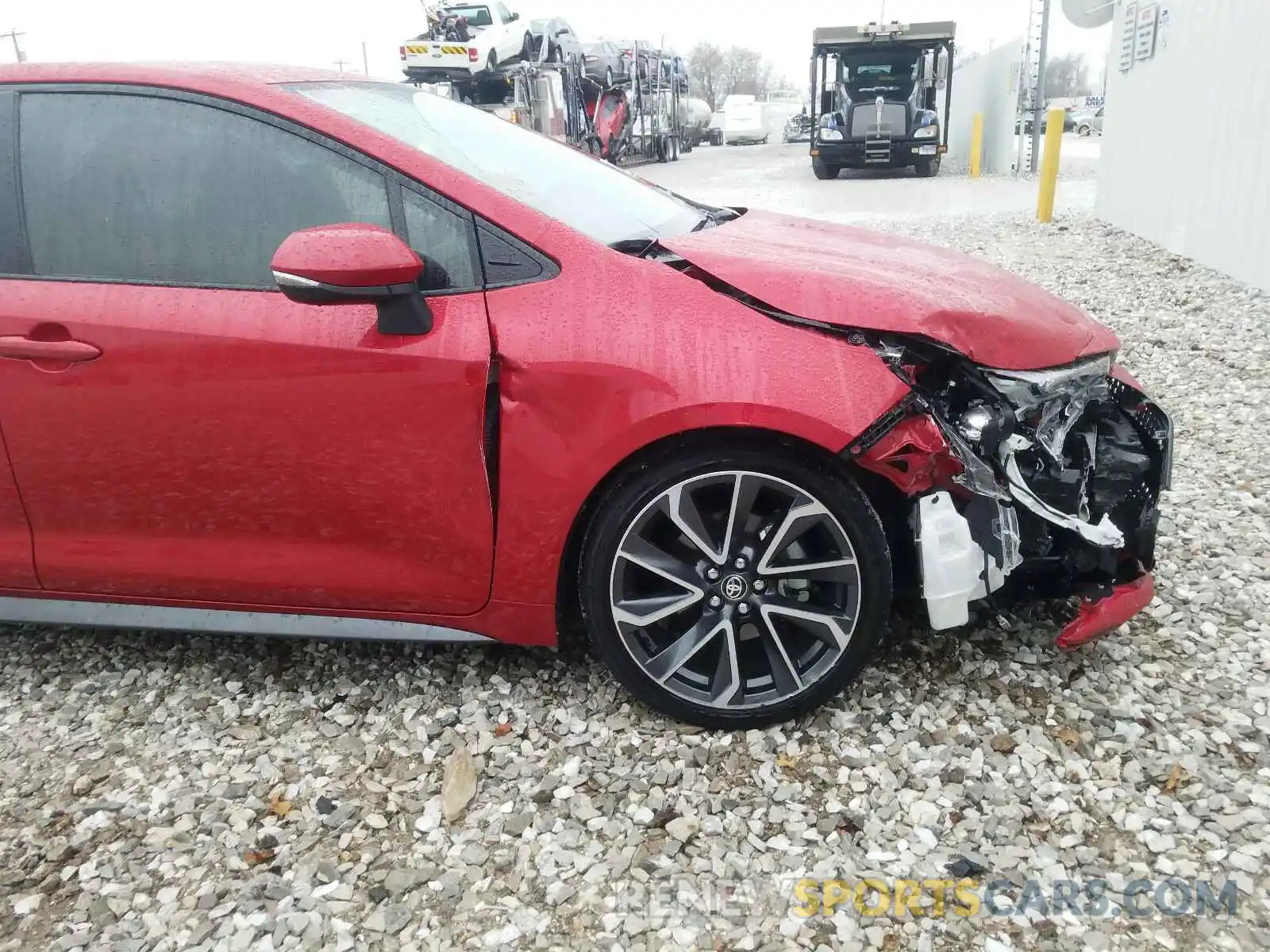 9 Photograph of a damaged car JTDS4RCE4LJ015222 TOYOTA COROLLA 2020