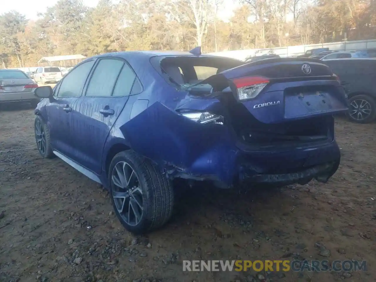 3 Photograph of a damaged car JTDS4RCE4LJ016421 TOYOTA COROLLA 2020