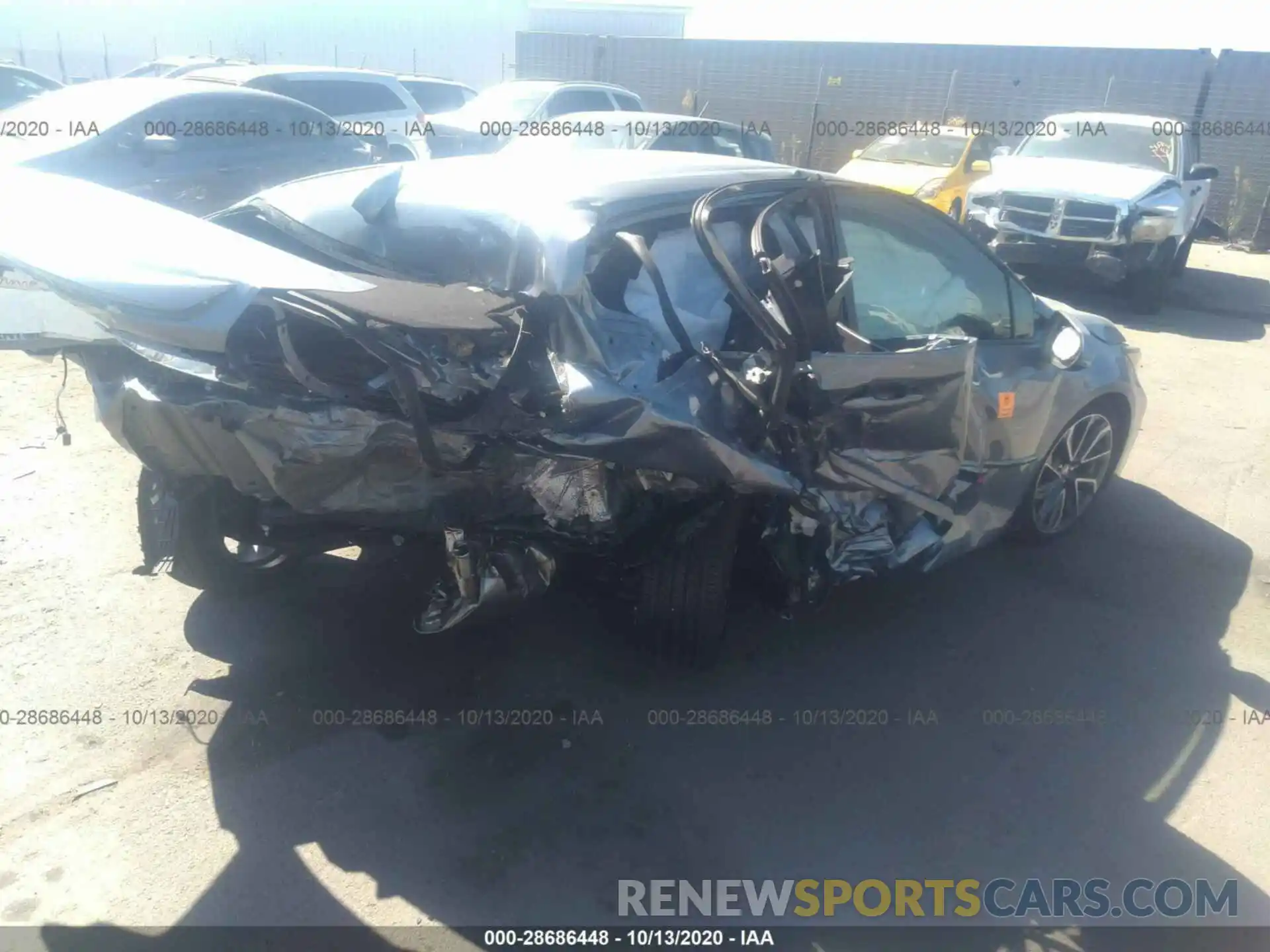 4 Photograph of a damaged car JTDS4RCE4LJ016550 TOYOTA COROLLA 2020