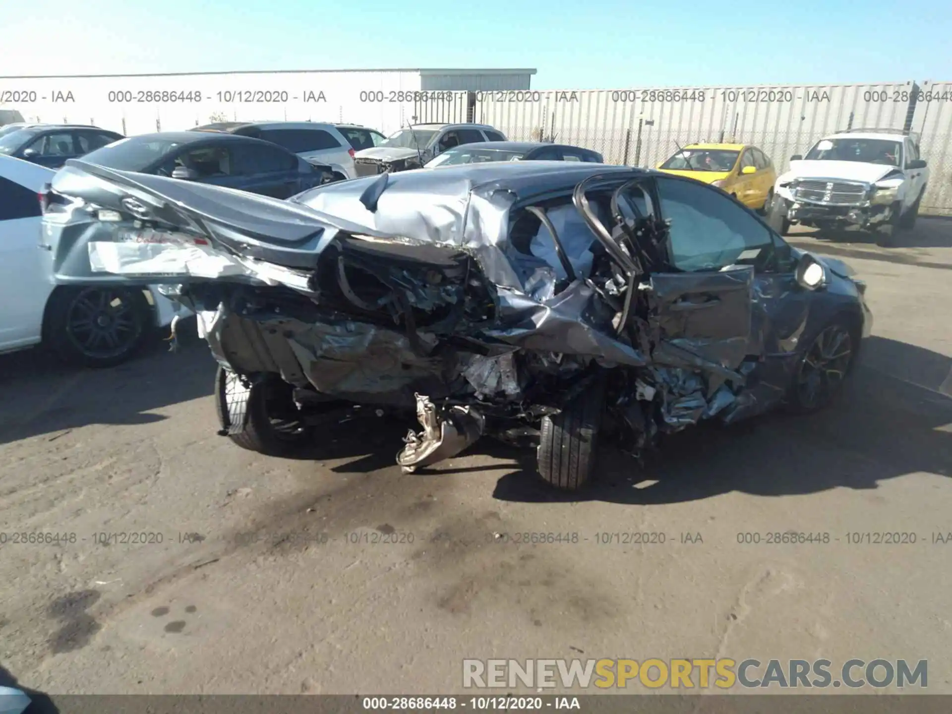 6 Photograph of a damaged car JTDS4RCE4LJ016550 TOYOTA COROLLA 2020