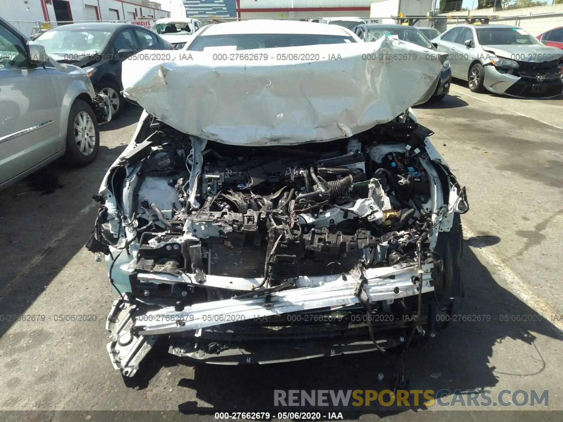 6 Photograph of a damaged car JTDS4RCE4LJ017097 TOYOTA COROLLA 2020