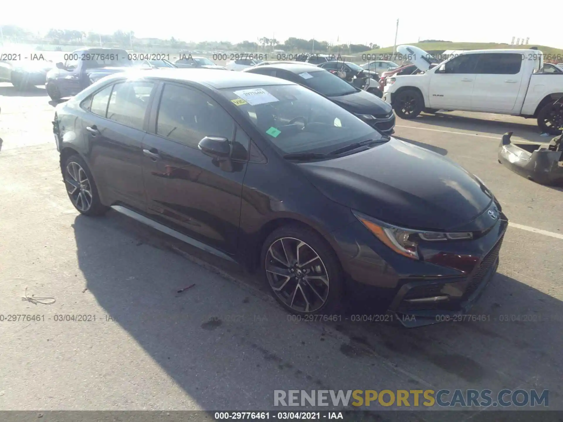 1 Photograph of a damaged car JTDS4RCE4LJ017908 TOYOTA COROLLA 2020