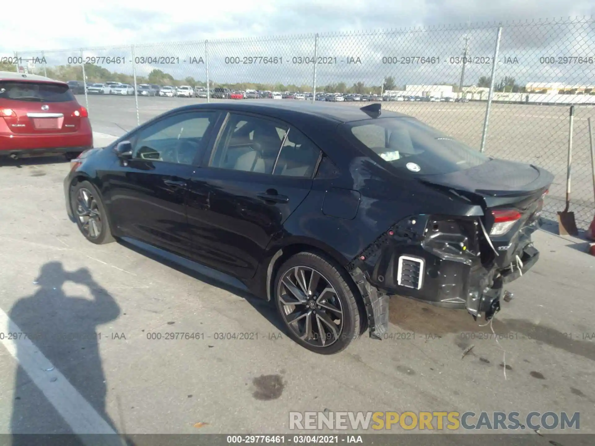 3 Photograph of a damaged car JTDS4RCE4LJ017908 TOYOTA COROLLA 2020