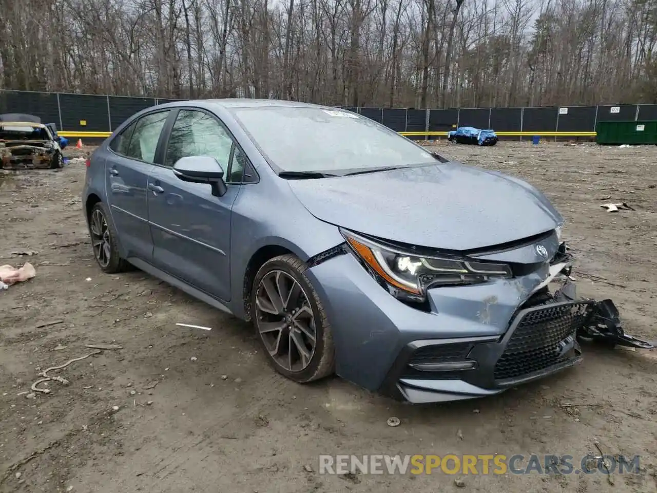 1 Photograph of a damaged car JTDS4RCE4LJ018685 TOYOTA COROLLA 2020