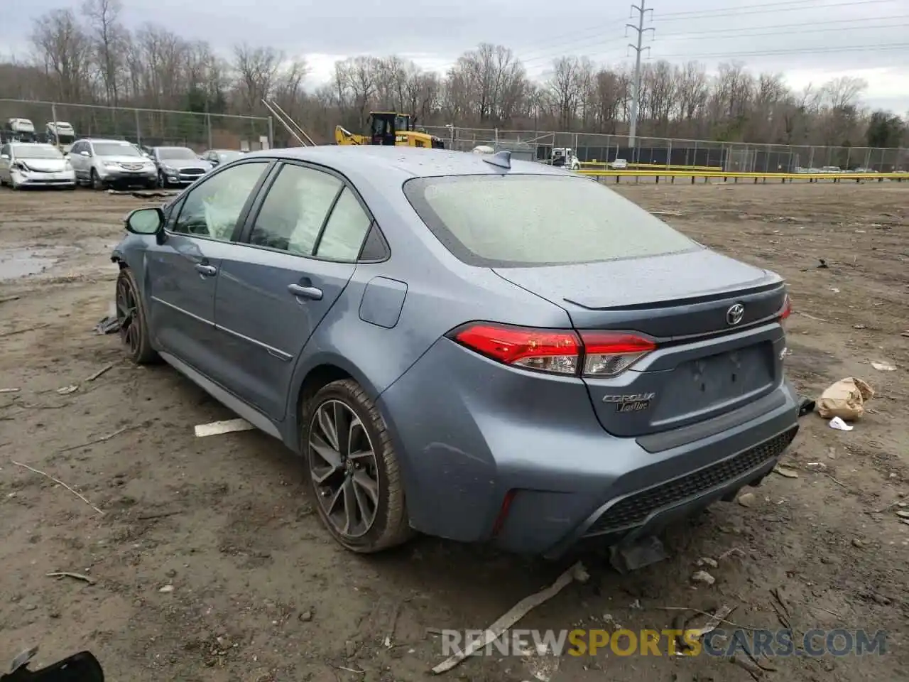 3 Photograph of a damaged car JTDS4RCE4LJ018685 TOYOTA COROLLA 2020