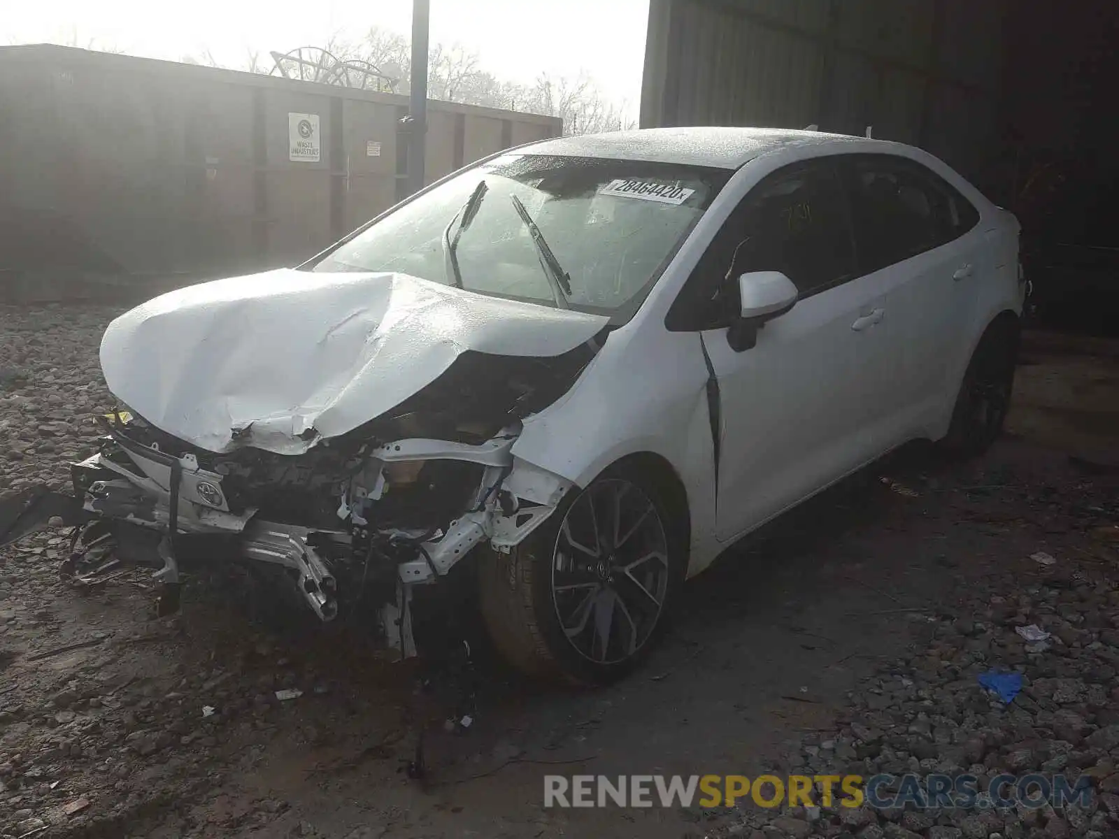 2 Photograph of a damaged car JTDS4RCE4LJ019299 TOYOTA COROLLA 2020