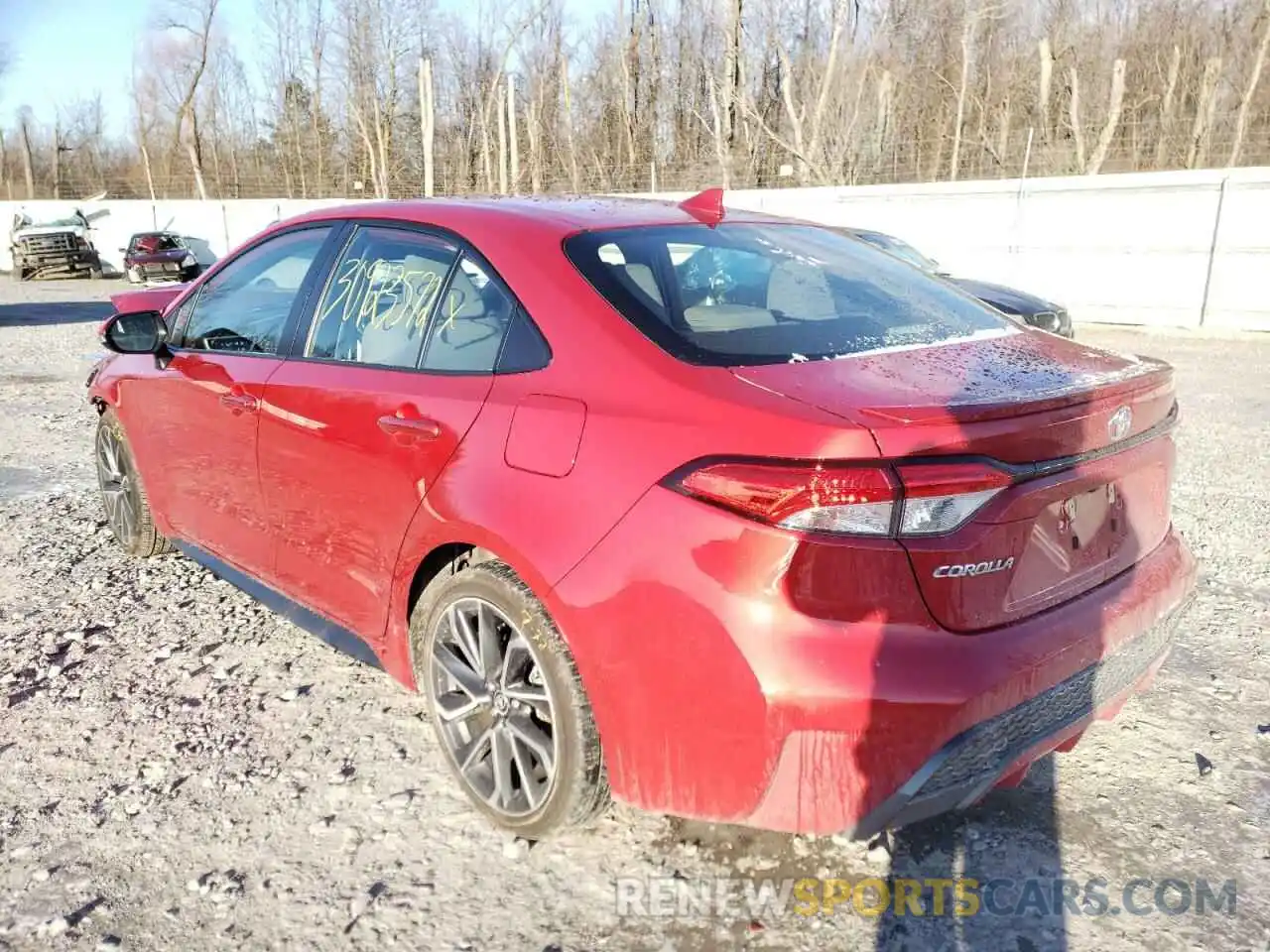 3 Photograph of a damaged car JTDS4RCE4LJ019559 TOYOTA COROLLA 2020