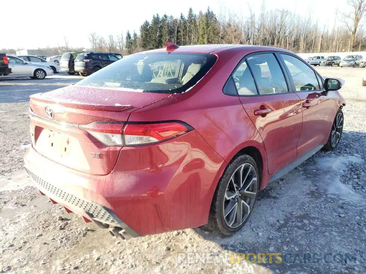 4 Photograph of a damaged car JTDS4RCE4LJ019559 TOYOTA COROLLA 2020