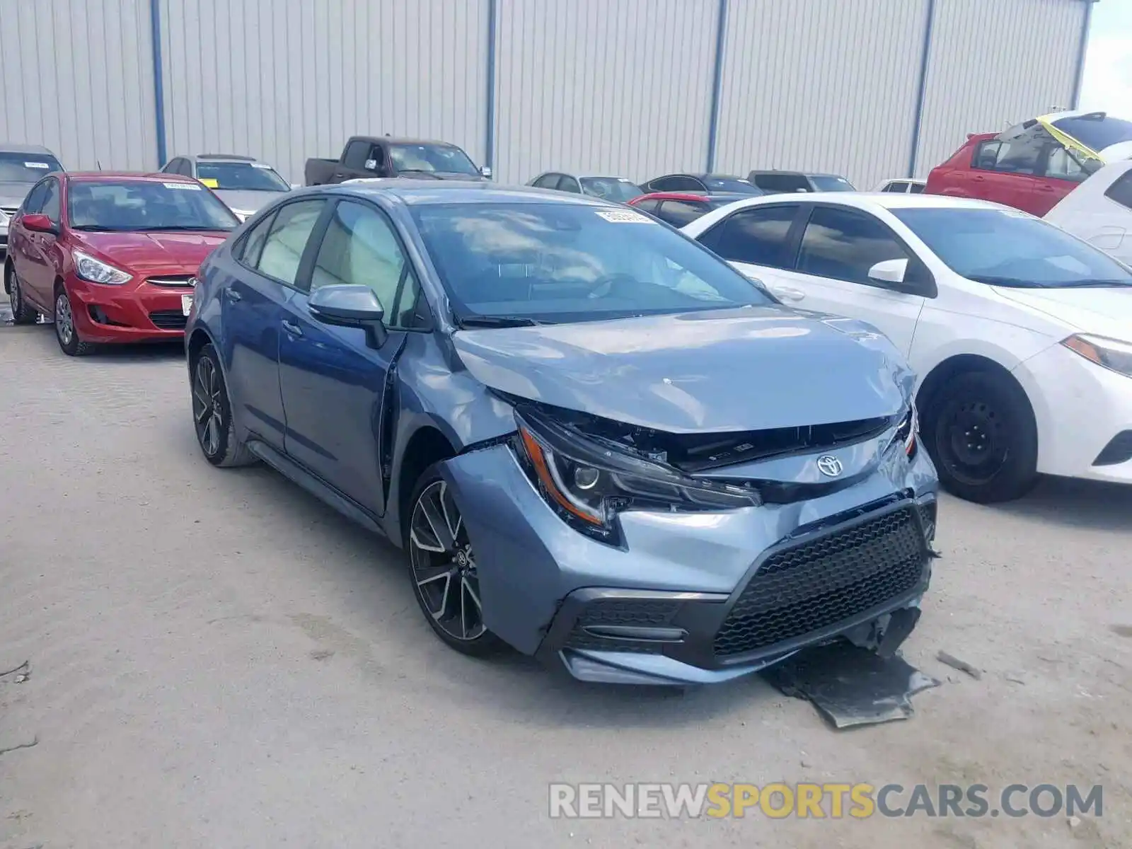 1 Photograph of a damaged car JTDS4RCE4LJ019562 TOYOTA COROLLA 2020