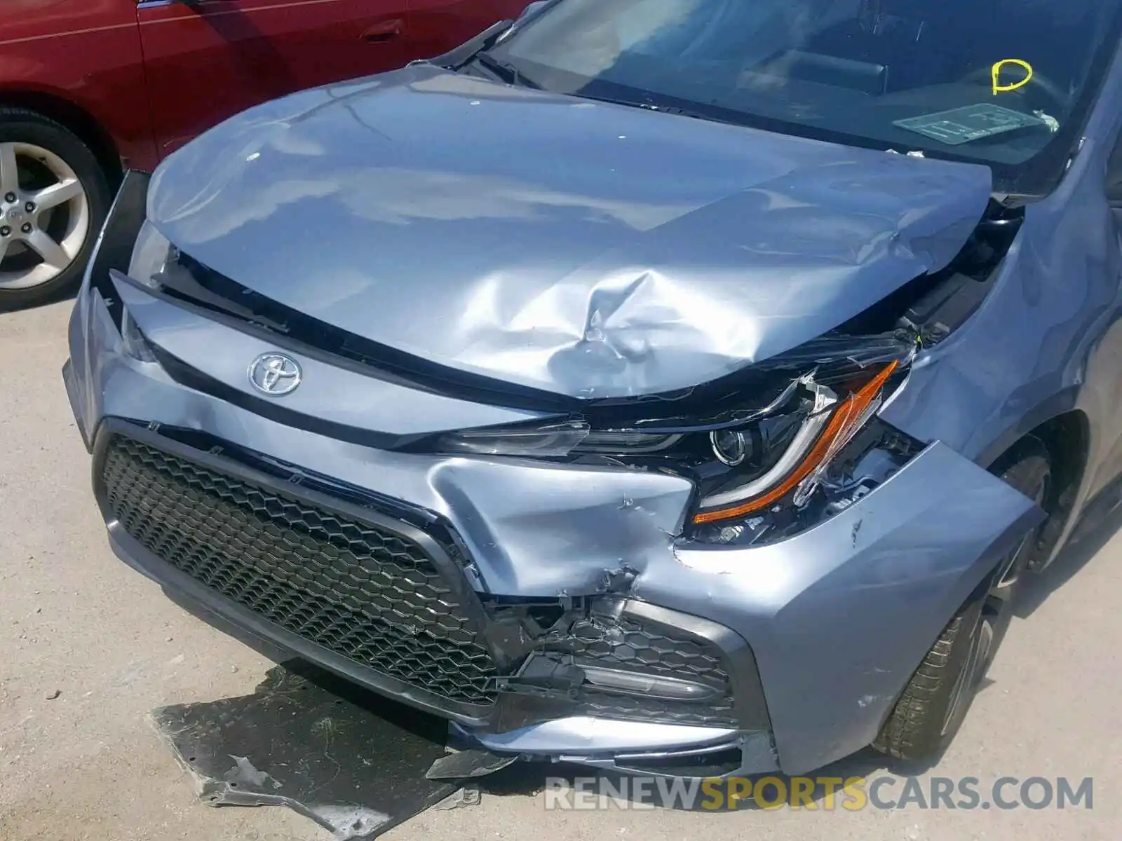 9 Photograph of a damaged car JTDS4RCE4LJ019562 TOYOTA COROLLA 2020