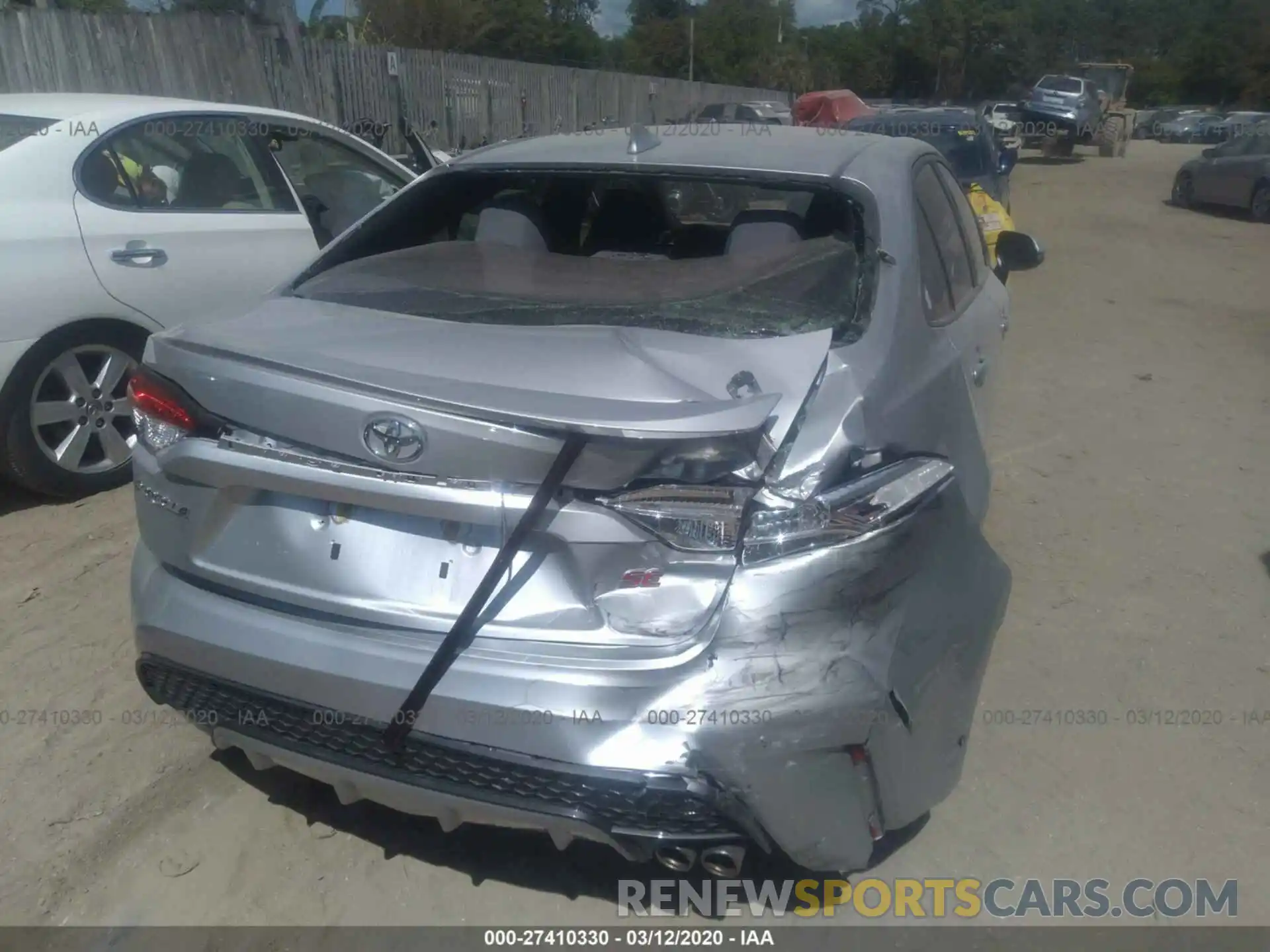 6 Photograph of a damaged car JTDS4RCE4LJ019674 TOYOTA COROLLA 2020