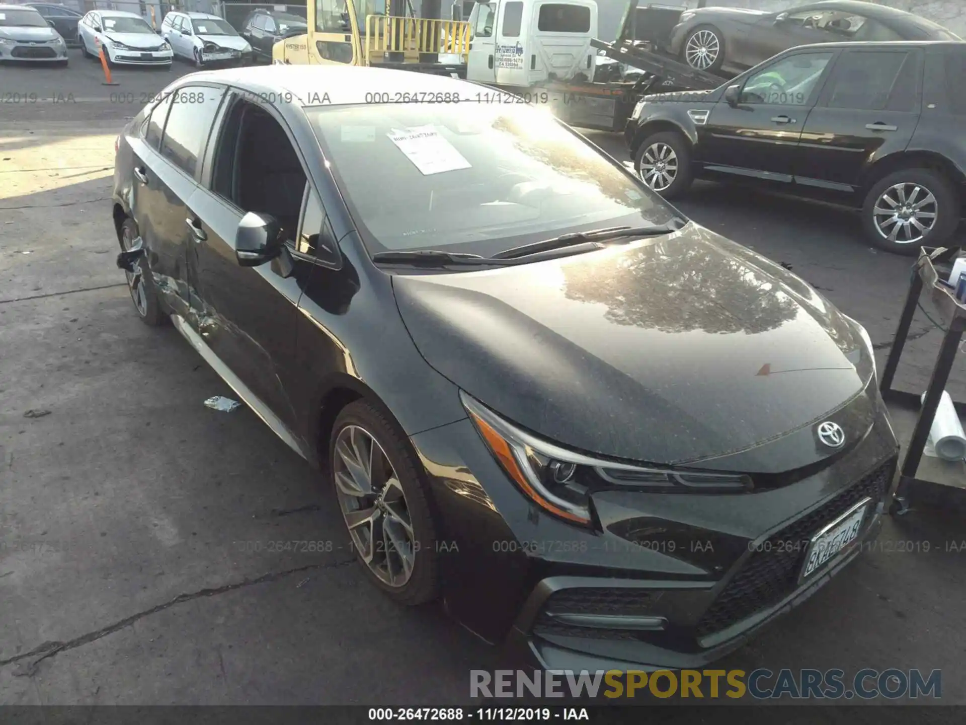 1 Photograph of a damaged car JTDS4RCE4LJ019903 TOYOTA COROLLA 2020