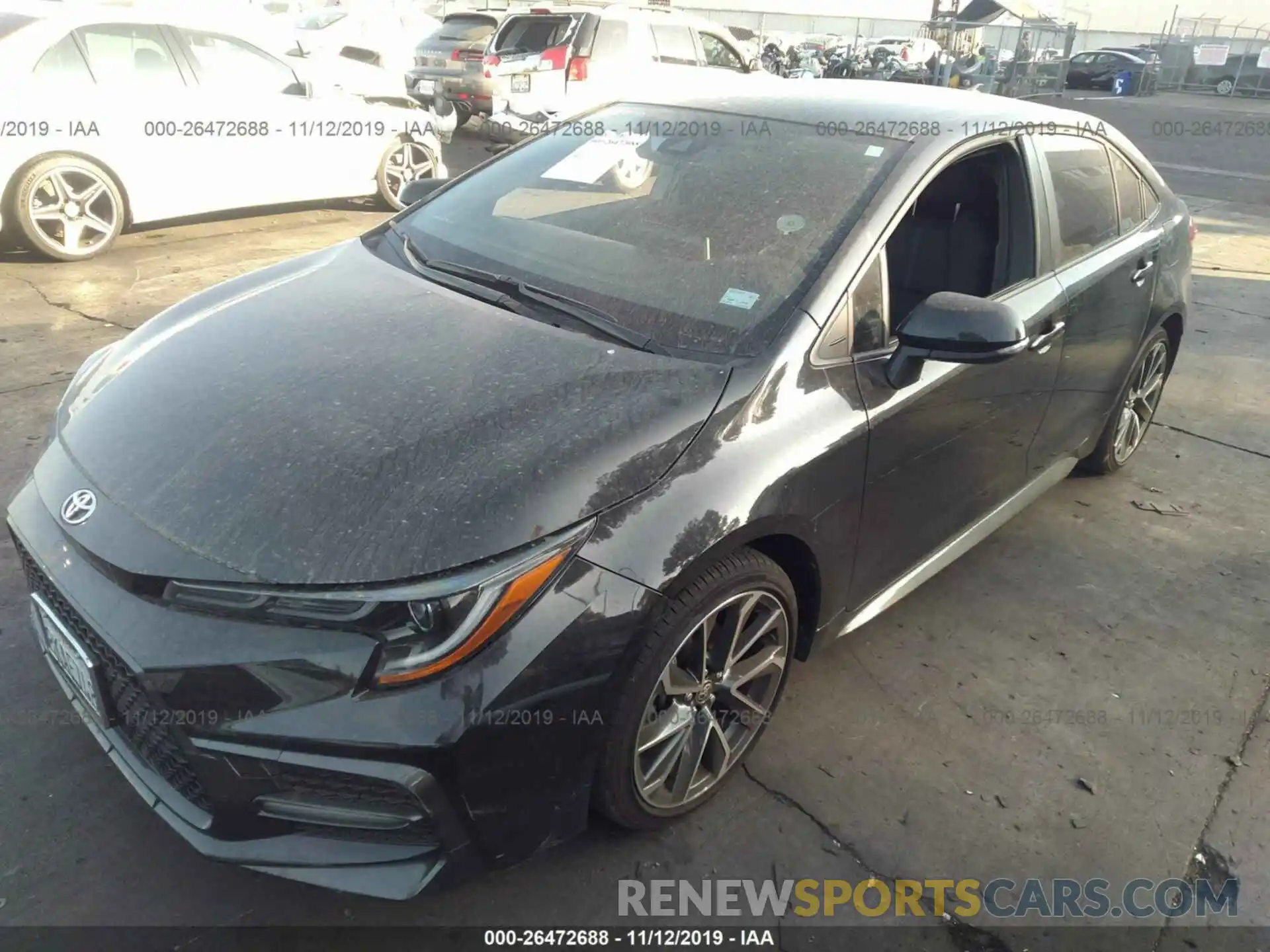 2 Photograph of a damaged car JTDS4RCE4LJ019903 TOYOTA COROLLA 2020