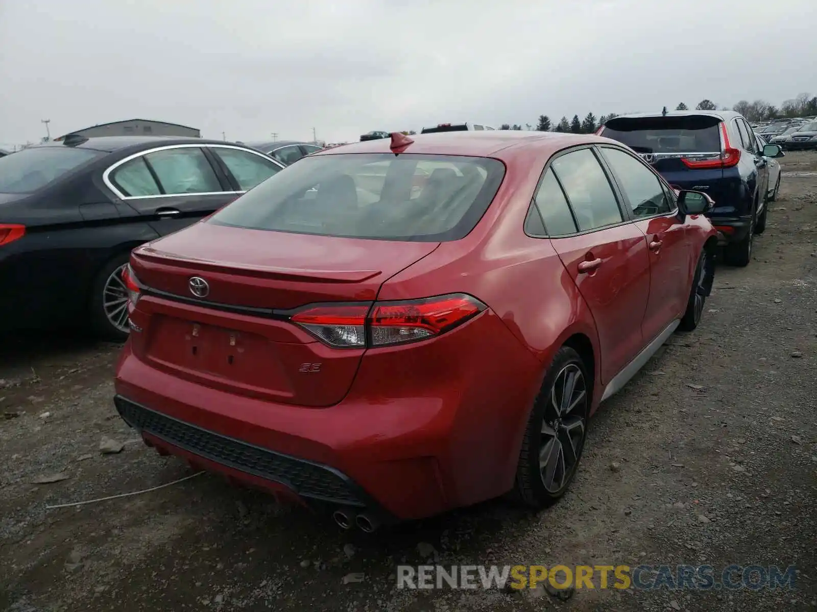 4 Photograph of a damaged car JTDS4RCE4LJ020789 TOYOTA COROLLA 2020