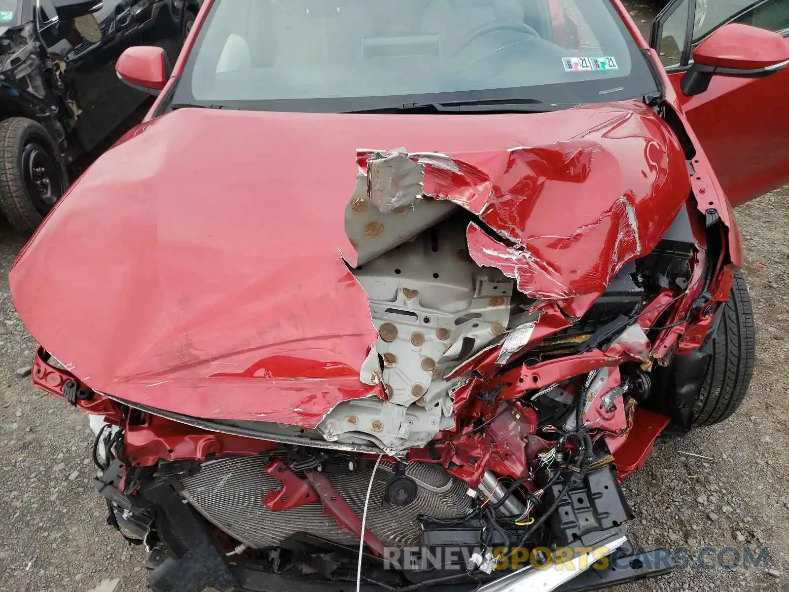 7 Photograph of a damaged car JTDS4RCE4LJ020789 TOYOTA COROLLA 2020