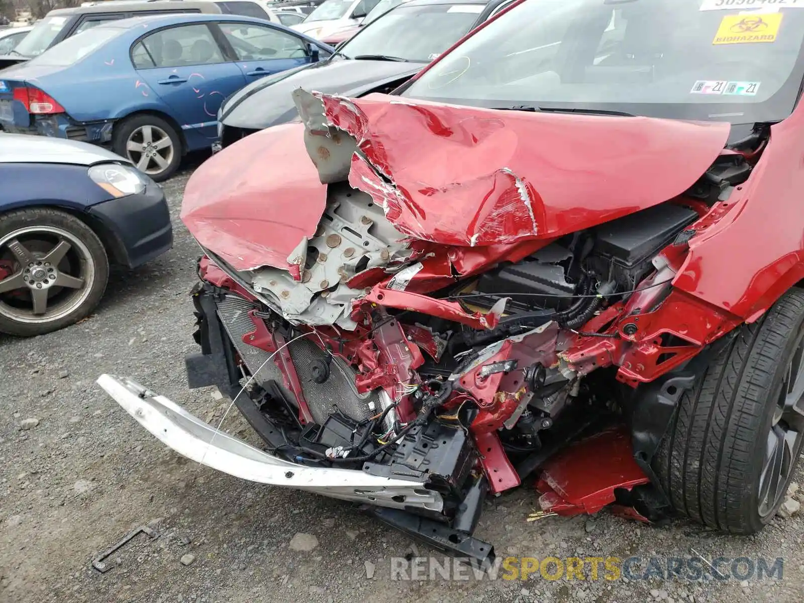 9 Photograph of a damaged car JTDS4RCE4LJ020789 TOYOTA COROLLA 2020