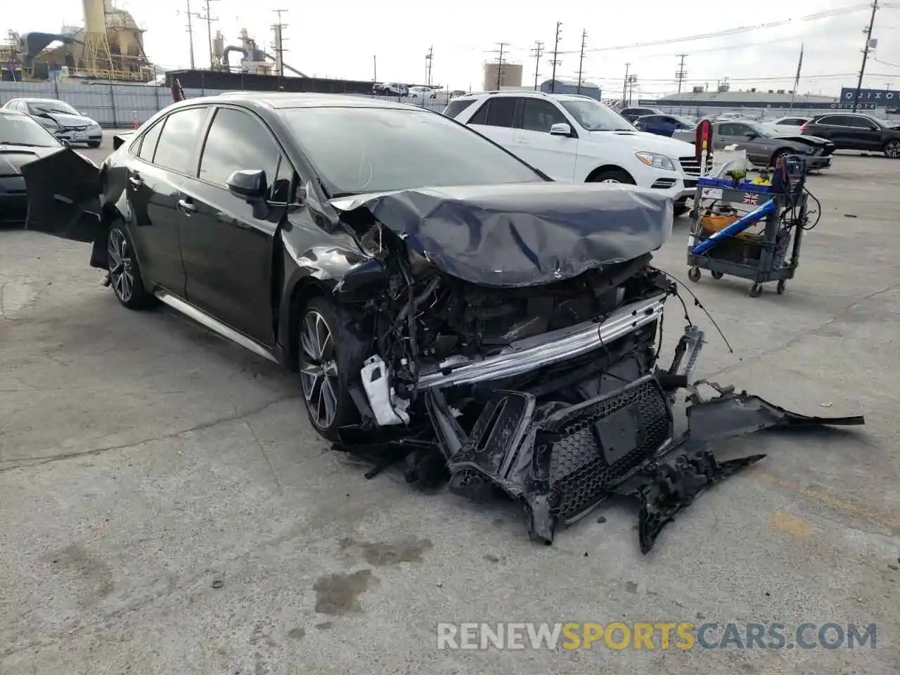 1 Photograph of a damaged car JTDS4RCE4LJ020971 TOYOTA COROLLA 2020