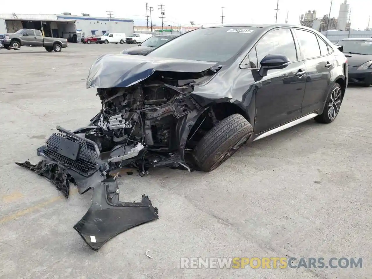 2 Photograph of a damaged car JTDS4RCE4LJ020971 TOYOTA COROLLA 2020