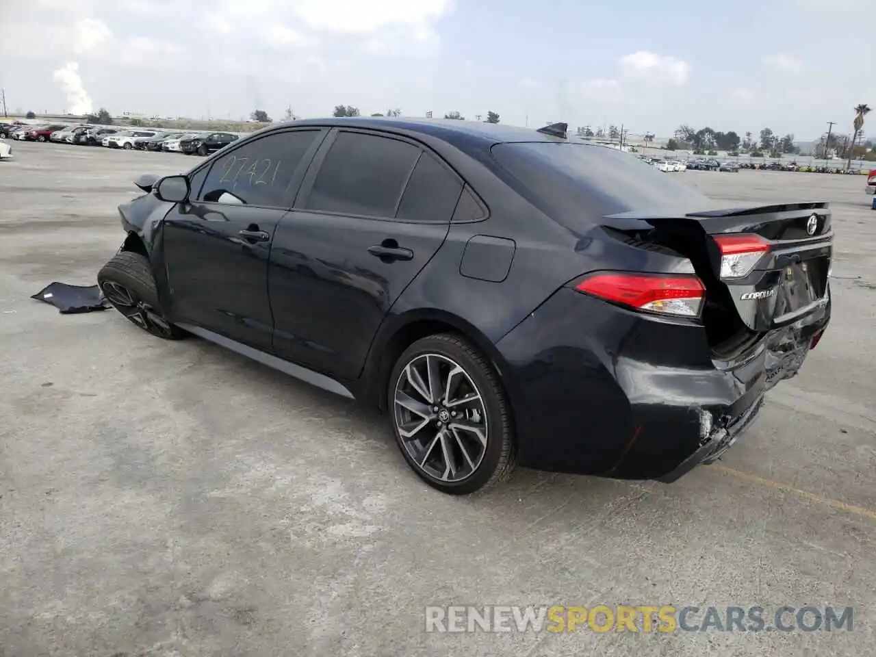 3 Photograph of a damaged car JTDS4RCE4LJ020971 TOYOTA COROLLA 2020