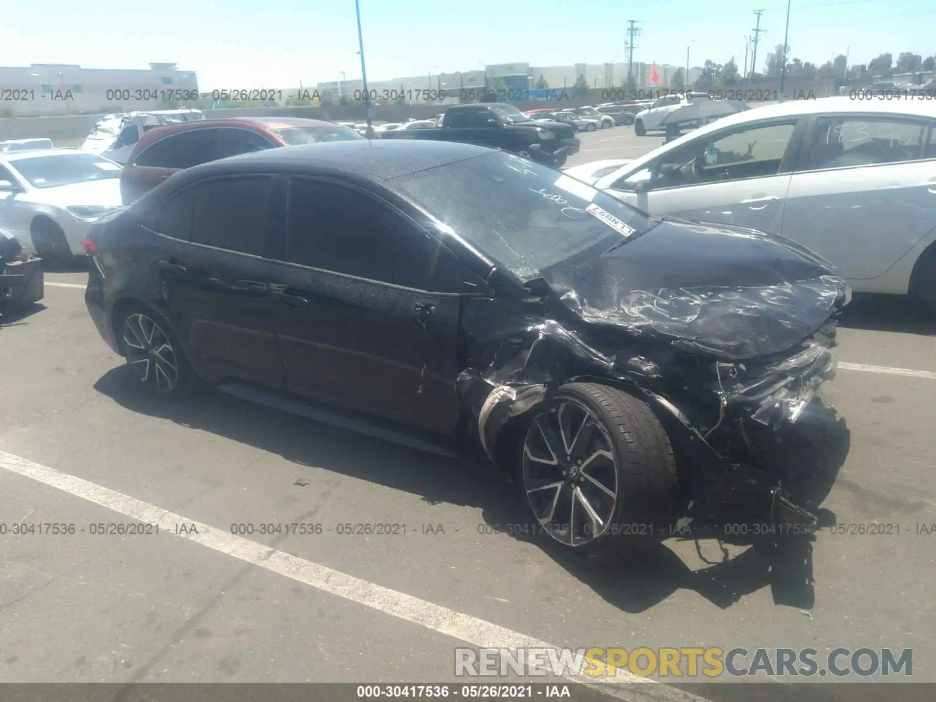 1 Photograph of a damaged car JTDS4RCE4LJ020999 TOYOTA COROLLA 2020