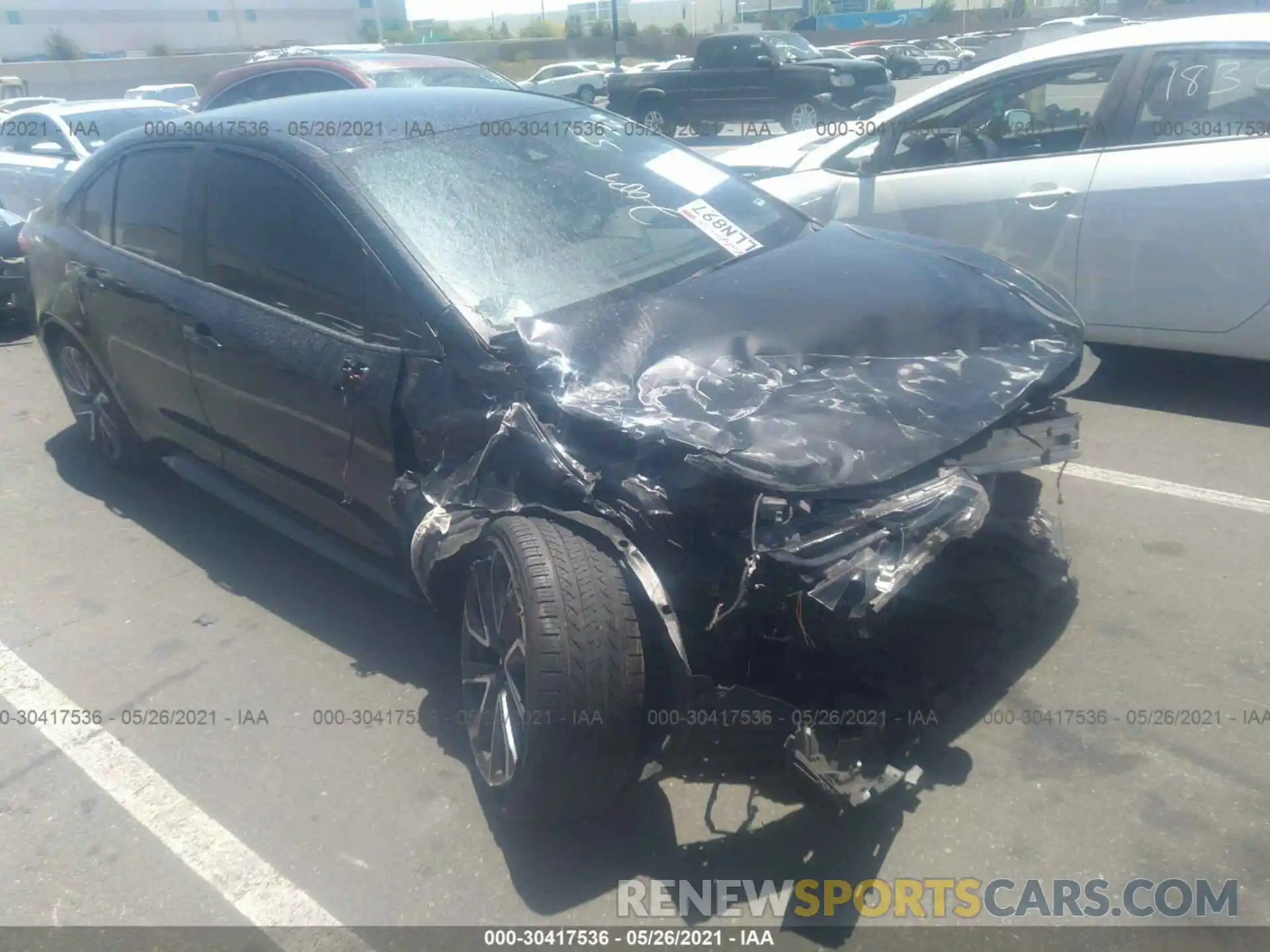 6 Photograph of a damaged car JTDS4RCE4LJ020999 TOYOTA COROLLA 2020