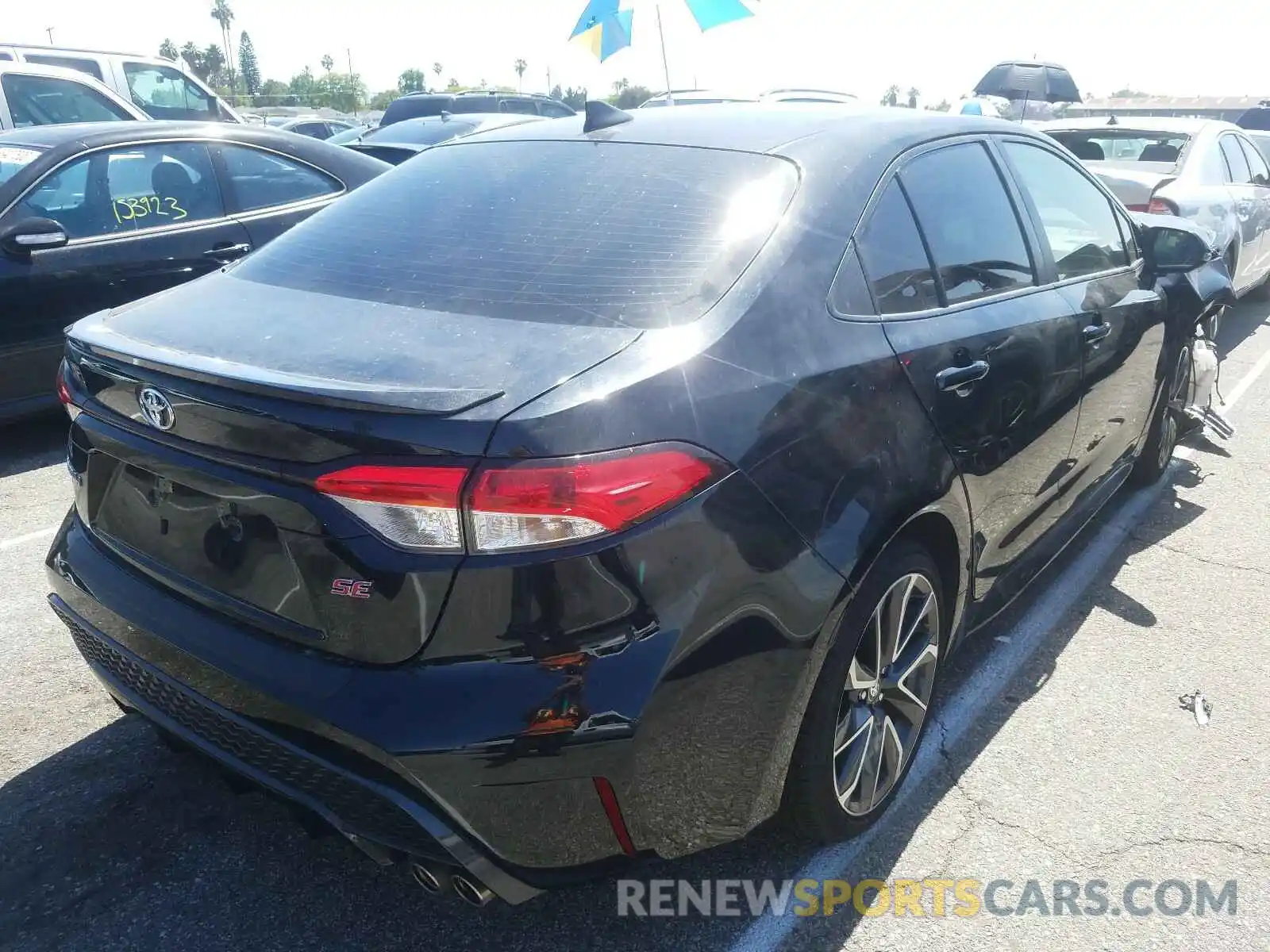 4 Photograph of a damaged car JTDS4RCE4LJ021537 TOYOTA COROLLA 2020